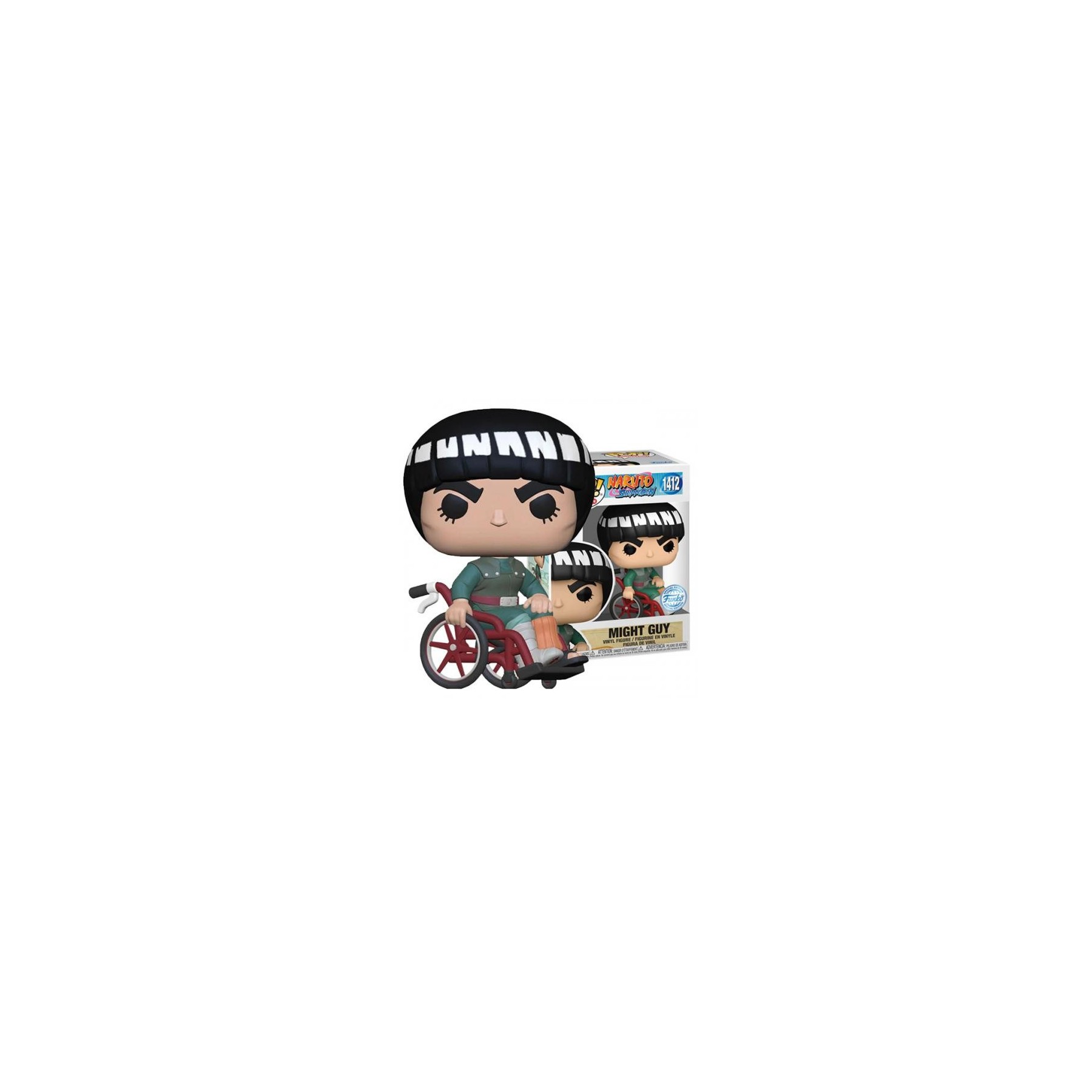 Funko POP! Naruto: Might Guy w/Wheelchair (1412) EXM