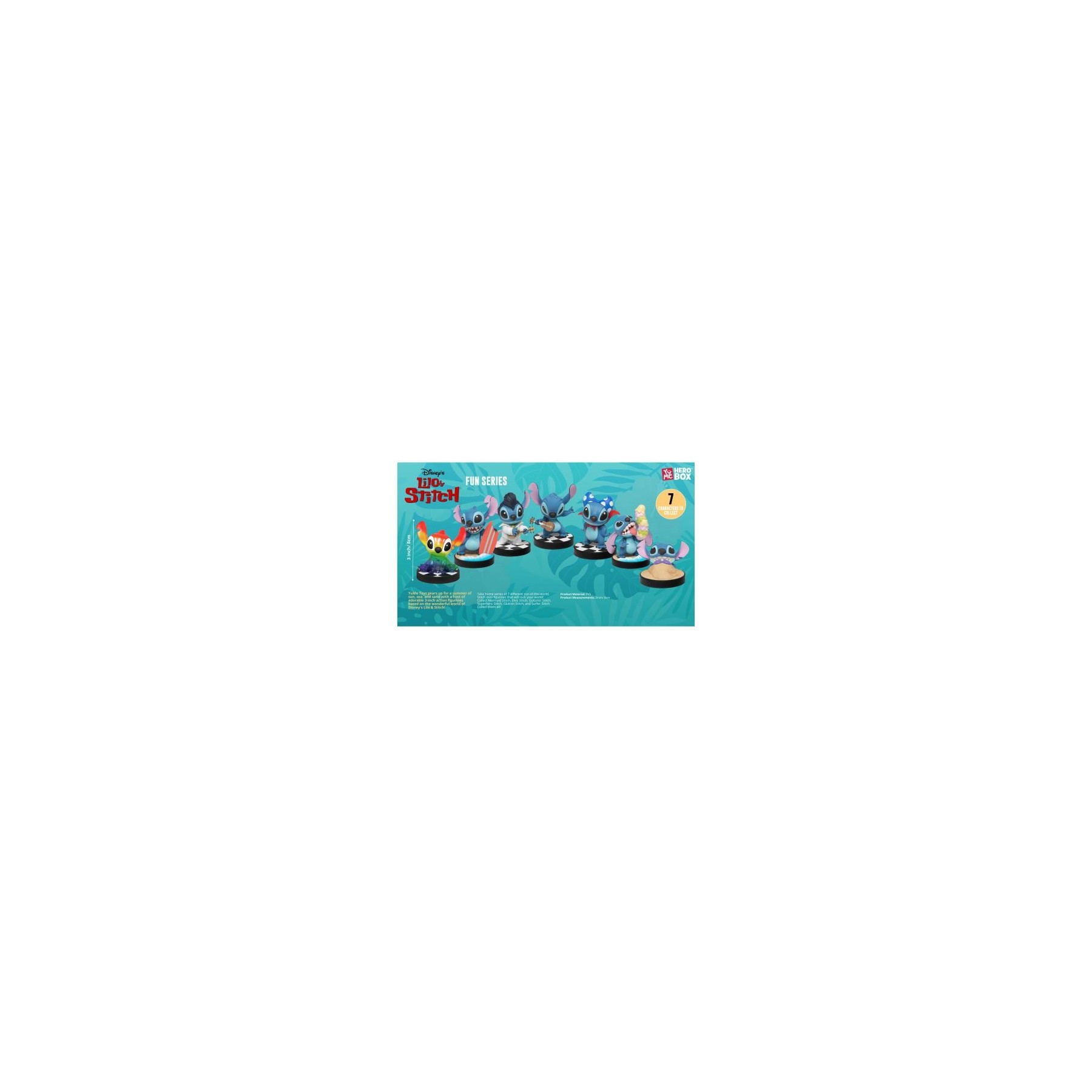 Yume (6pz) Hero Box Lilo & Stitch Fun Series Display