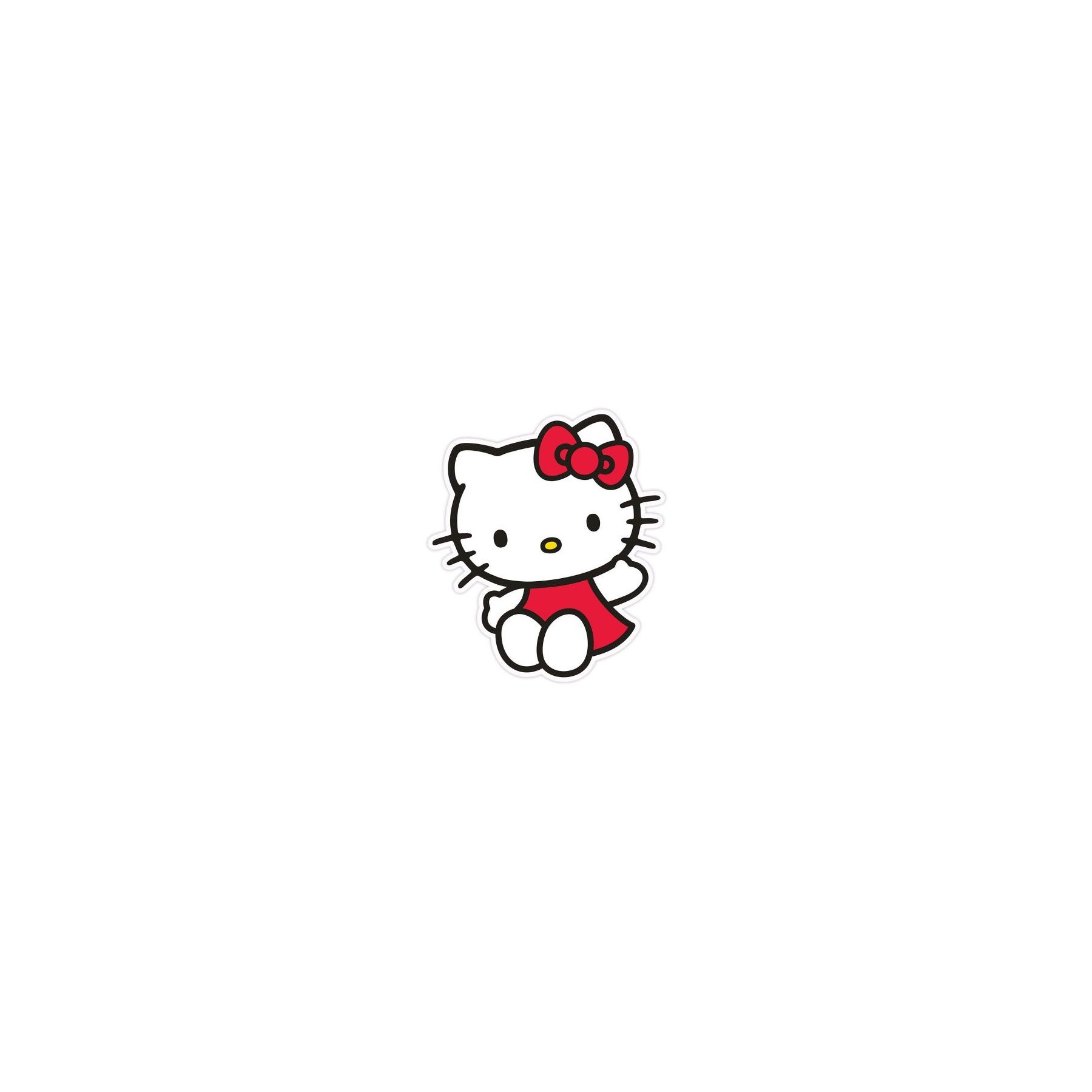 Sanrio Hello Kitty Cuscino: Hello Kitty Red Dress 36cm