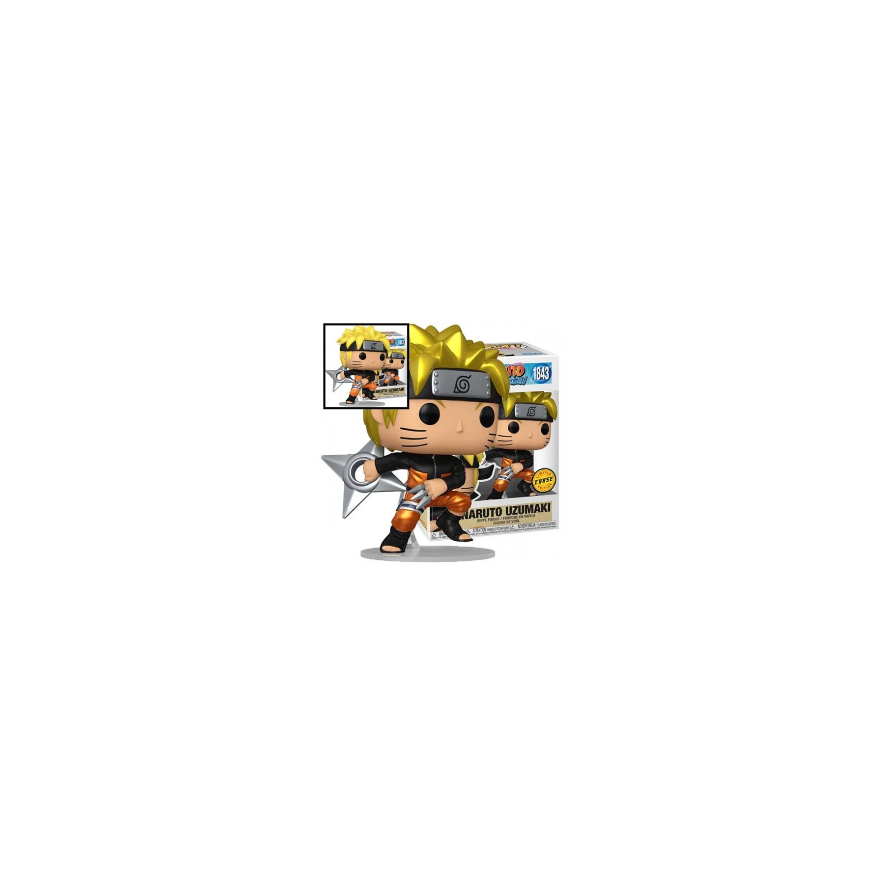 BOX Funko POP! Naruto Shippuden: Naruto Uzumaki 1843 w/CH