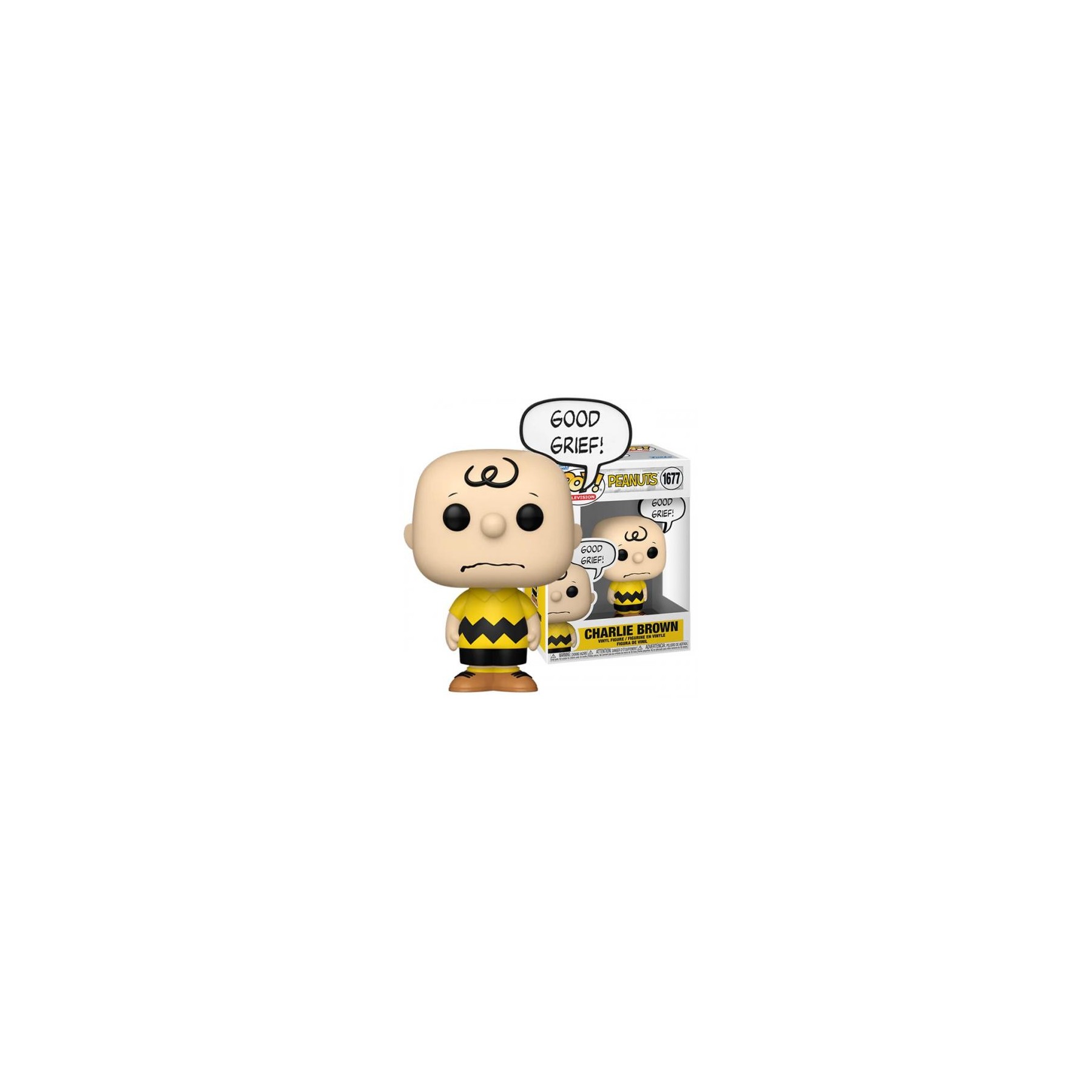 Funko POP! Peanuts: Charlie Brown Good Grief! (1677)