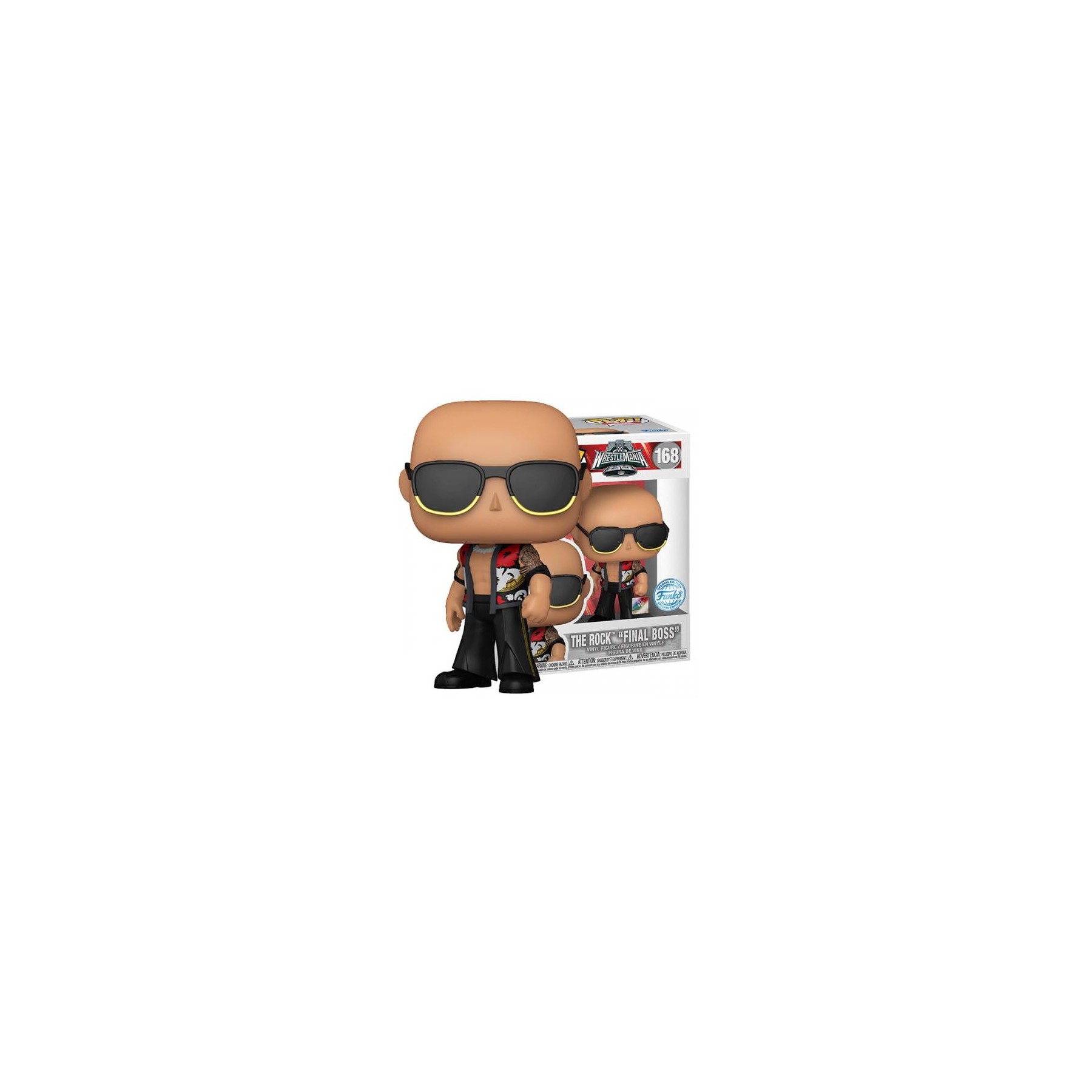 Funko POP! WWE The Rock: Final Boss (168) EXM