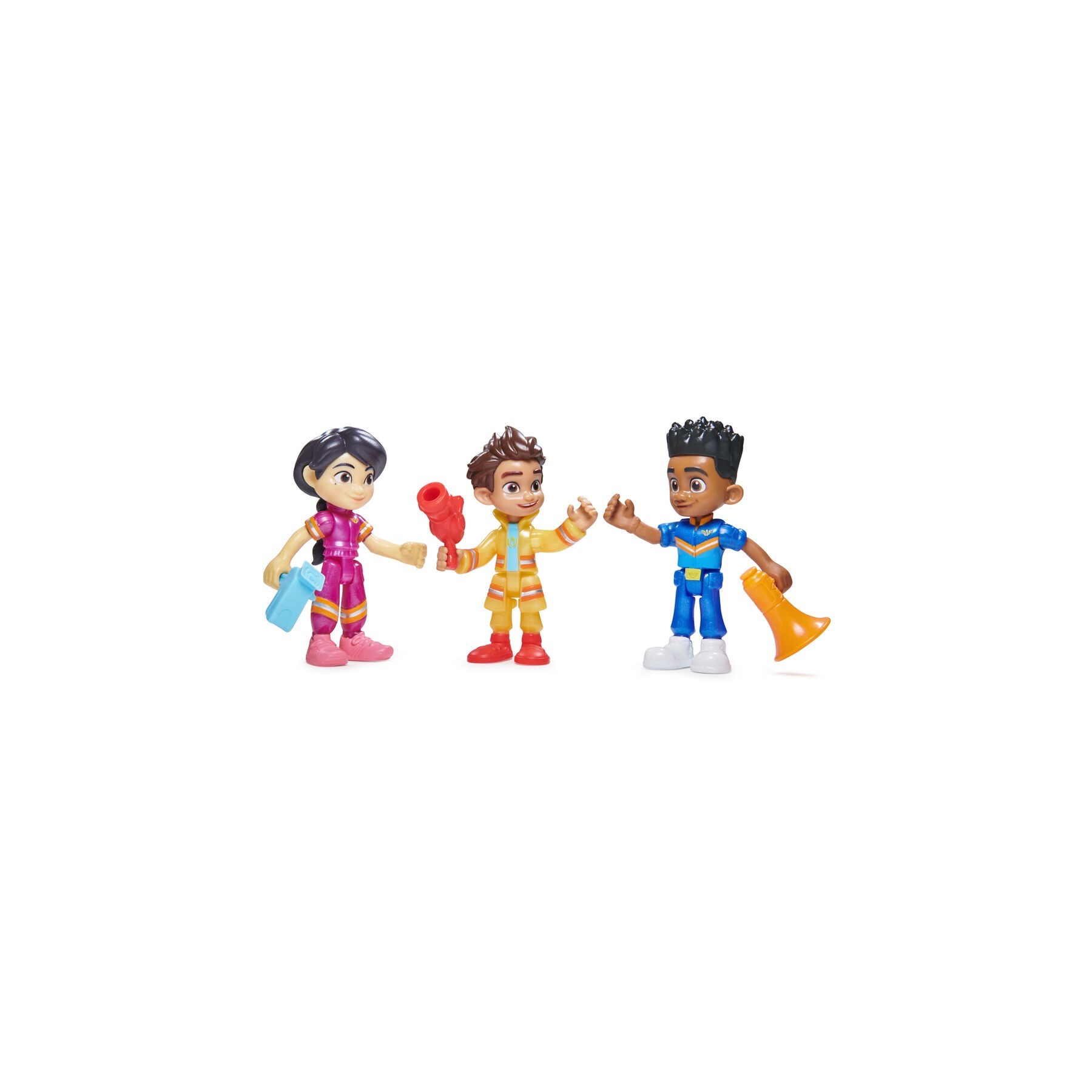 Set 3 figuras Equipo de Rescate Set 3 figuras Equipo de Rescate