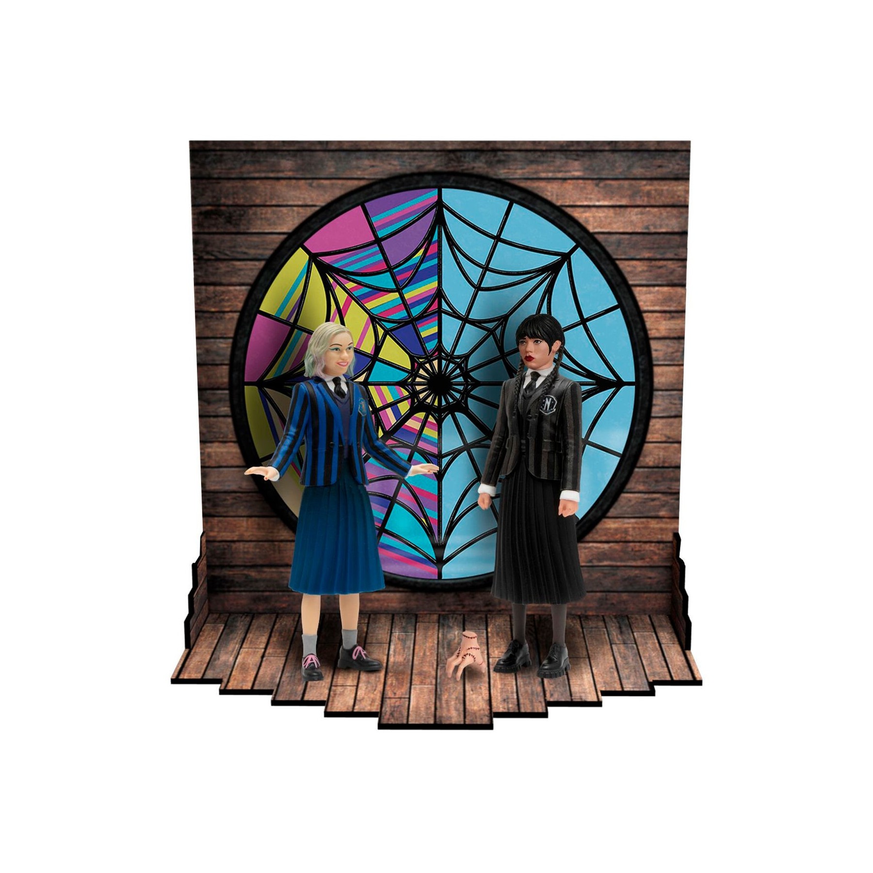 Set figuras Miercoles & Enid Miercoles 9,5cm