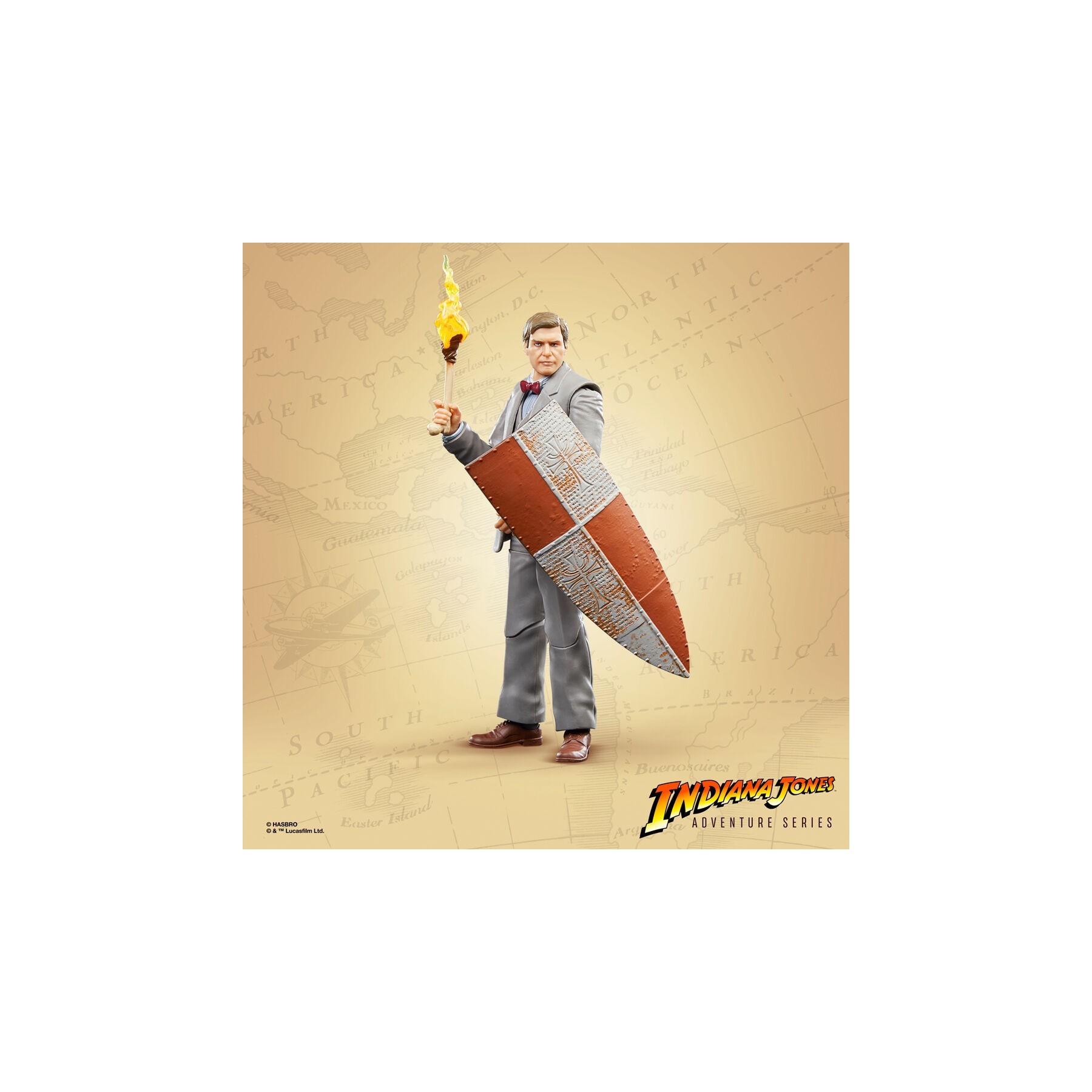 Figura Indiana Jones Profesor La Ultima Cruzada Indiana Jones Adventure 15cm