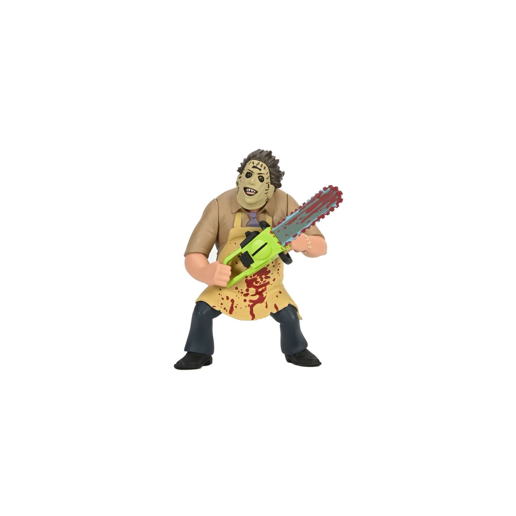 Figura Leatherface Bloody Texas Chainsaw Man Massacre 50th Anniversary Toony Terrors 15cm