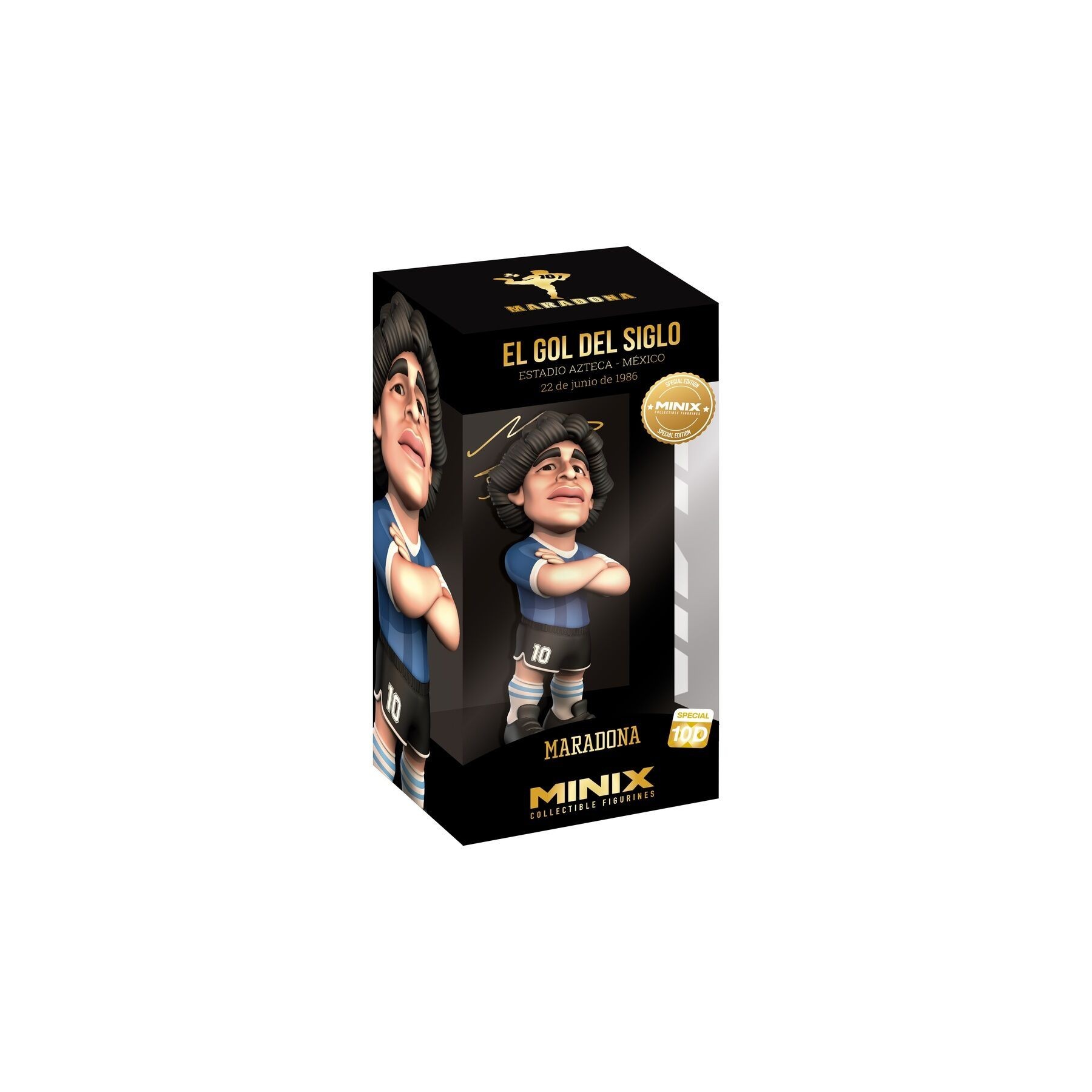Figura Minix Gol del siglo Maradona 12cm