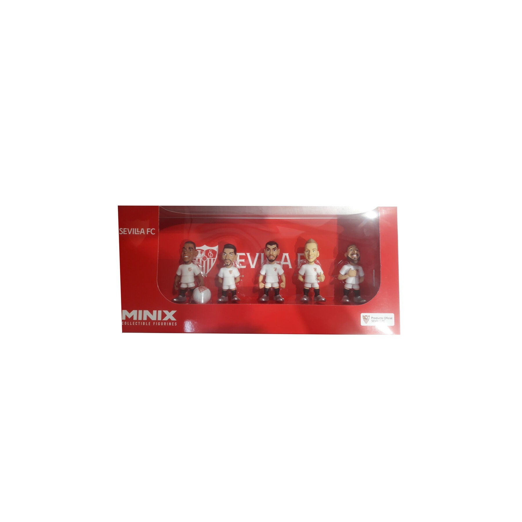 Blister 5 figuras Minix Sevilla FC Club 7cm