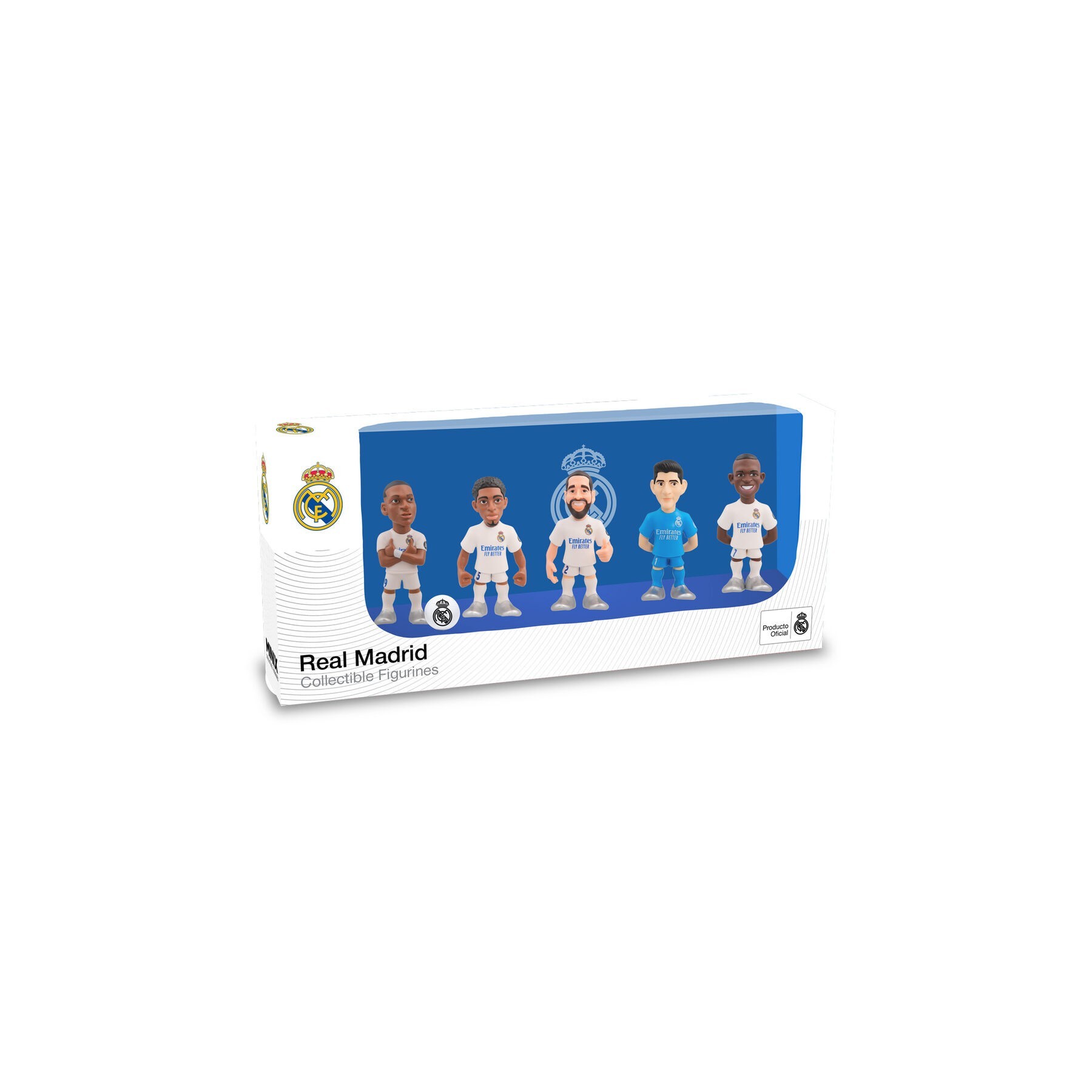 Blister 5 figuras Minix Real Madrid 7cm