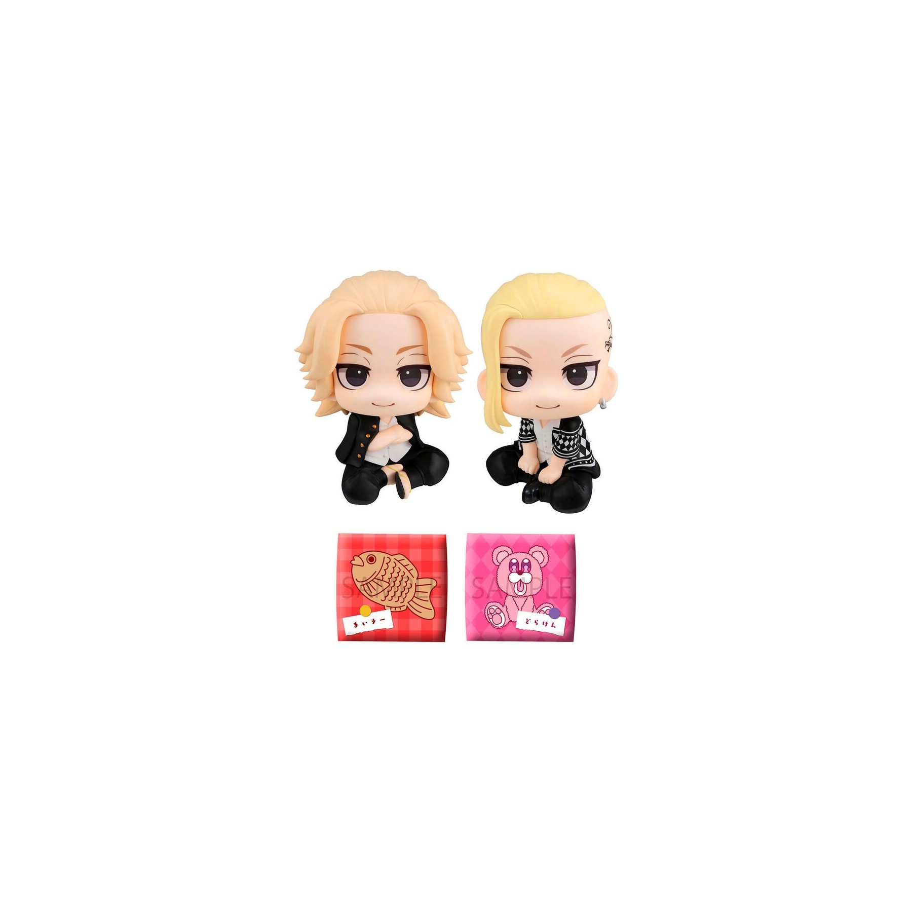 Pack 2 Figuras Manjiro Sano y Ken Ryuguji Look up Tokyo Revengers 11cm