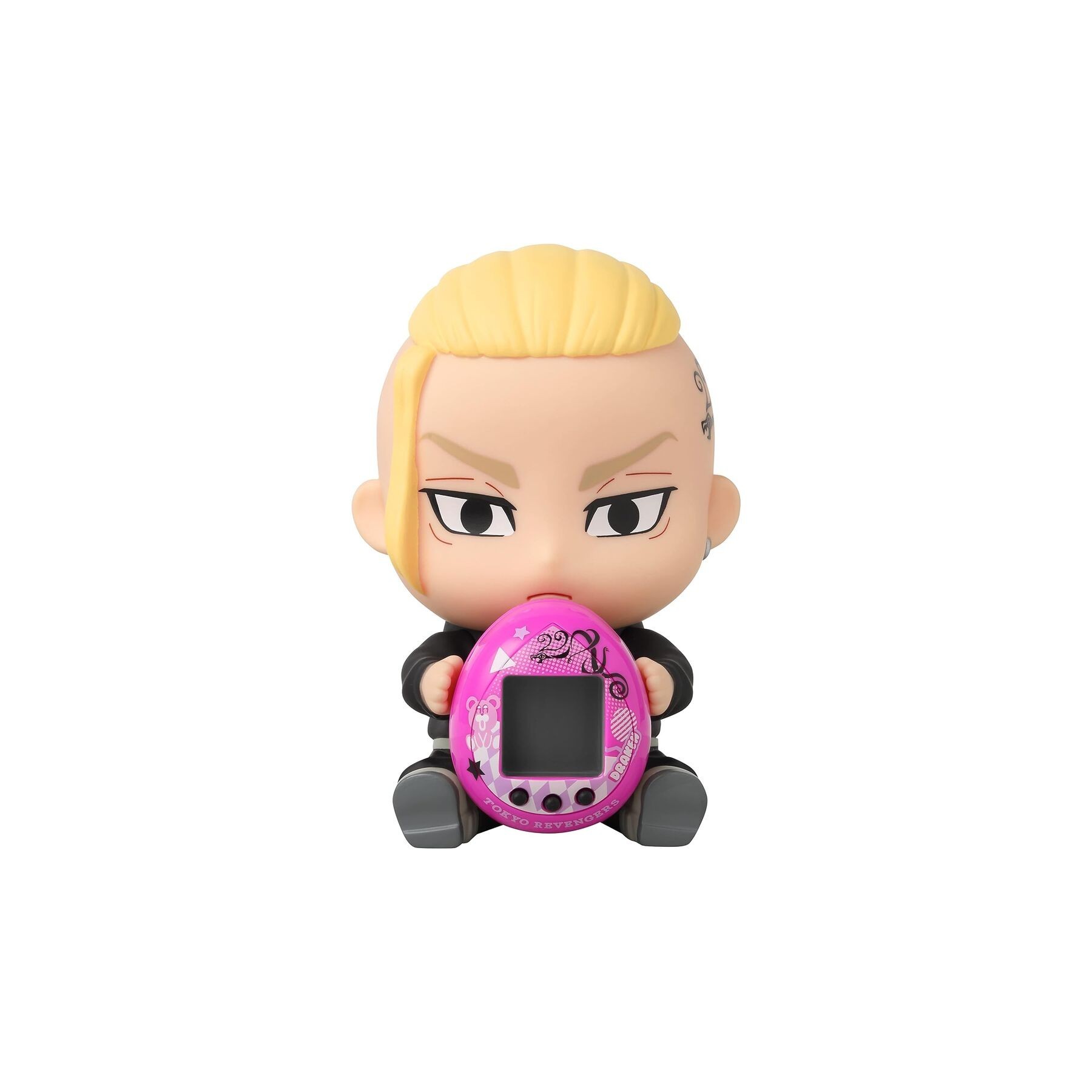 Figura soporte Draken + Tamagotchi Hugmy Tokyo Revengers