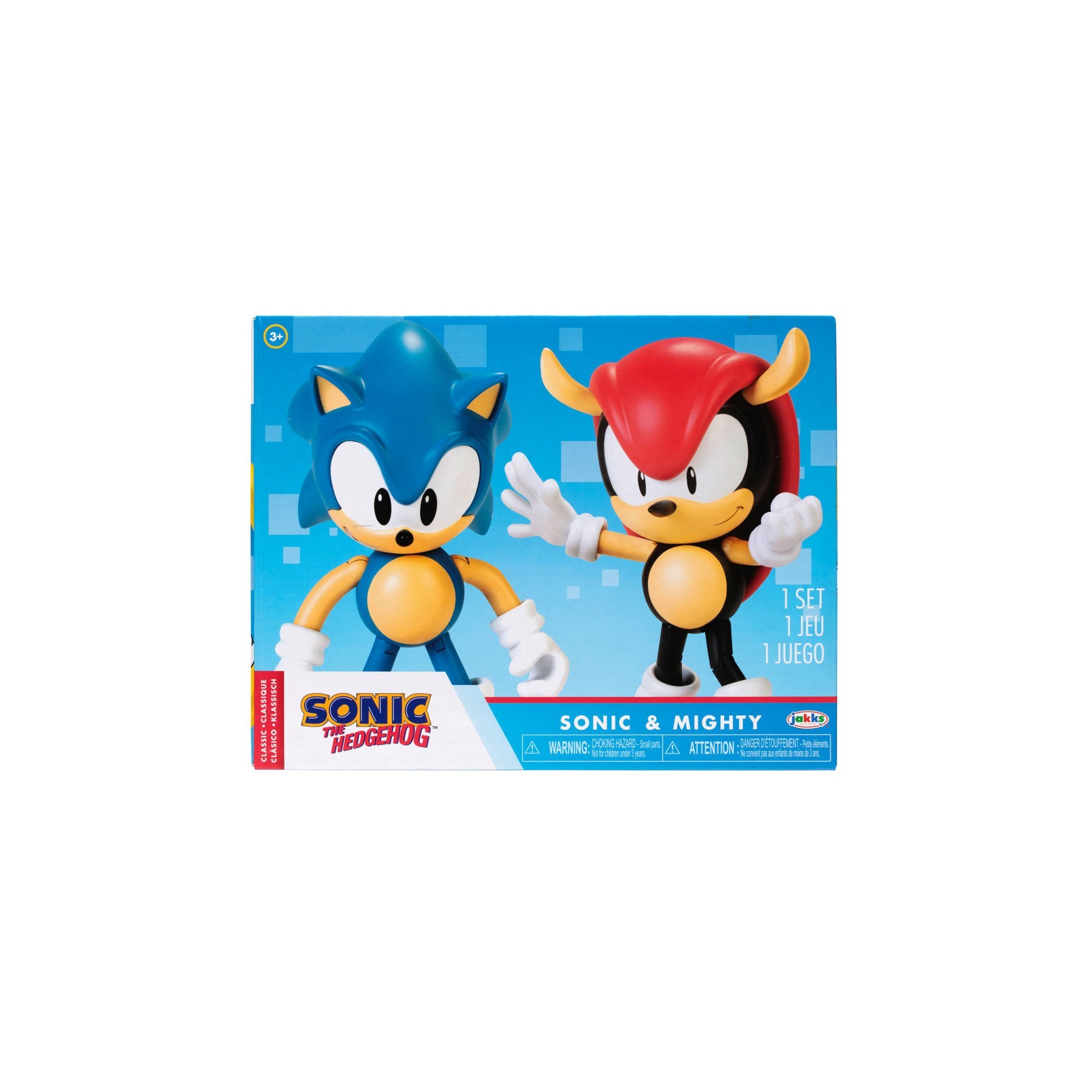 Set figuras Sonic & Mighty Sonic The Hedgehog 10cm