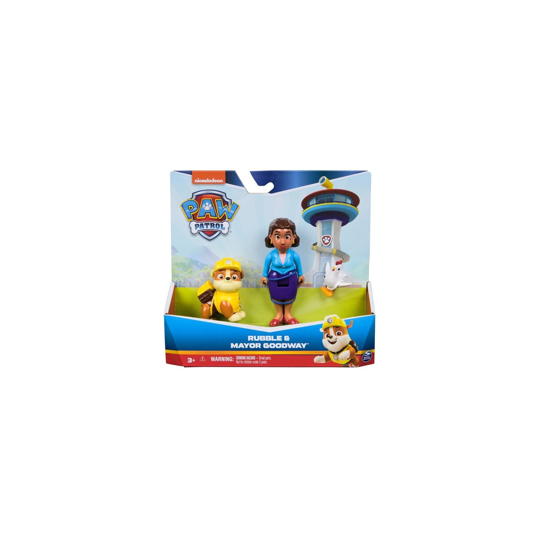Blister 2 figuras Rubble Hero Pup Patrulla Canina Paw Patrol