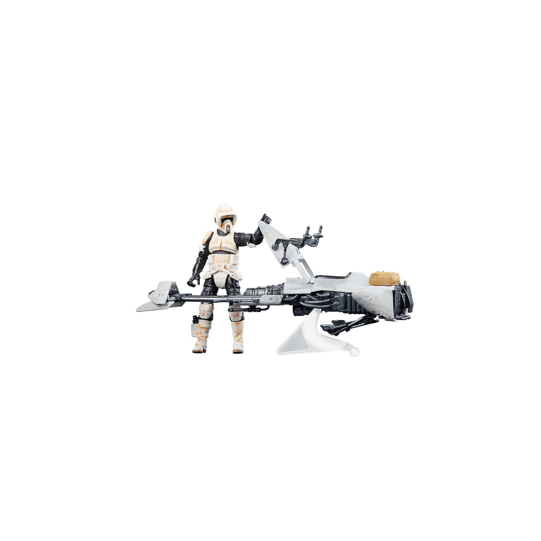 Figura Speeder Bike Scout Trooper & Grogu the Mandalorian Star Wars 9cm