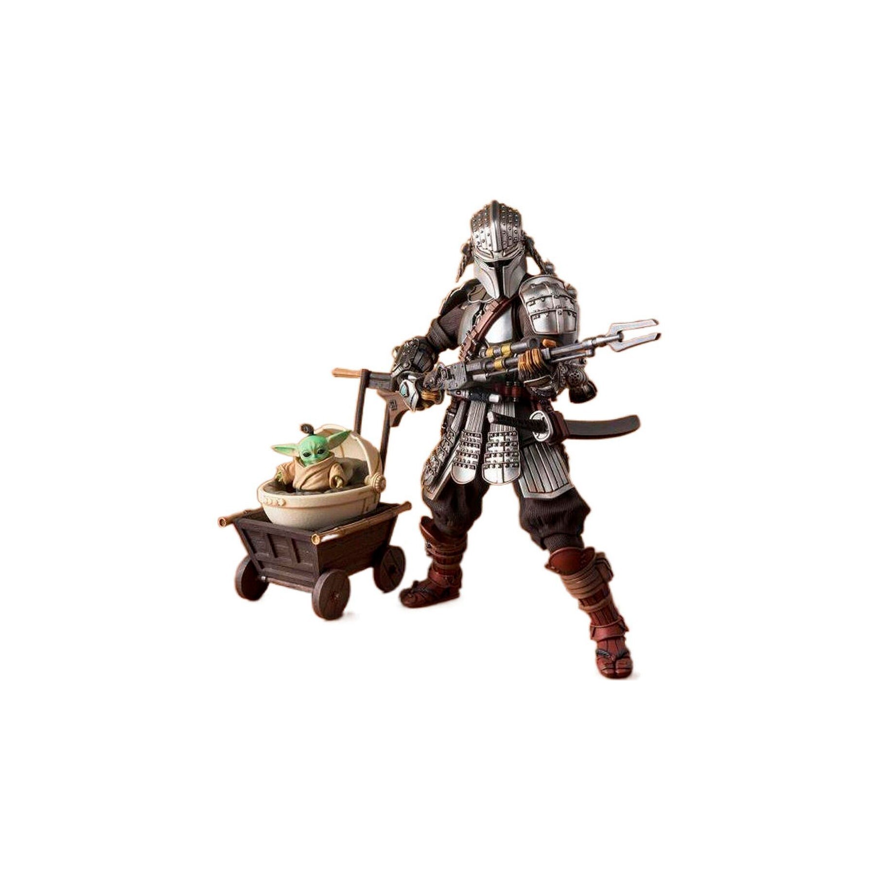 Figura Ronin Mandalorian Beskar Armor & Grogu Star Wars 18cm