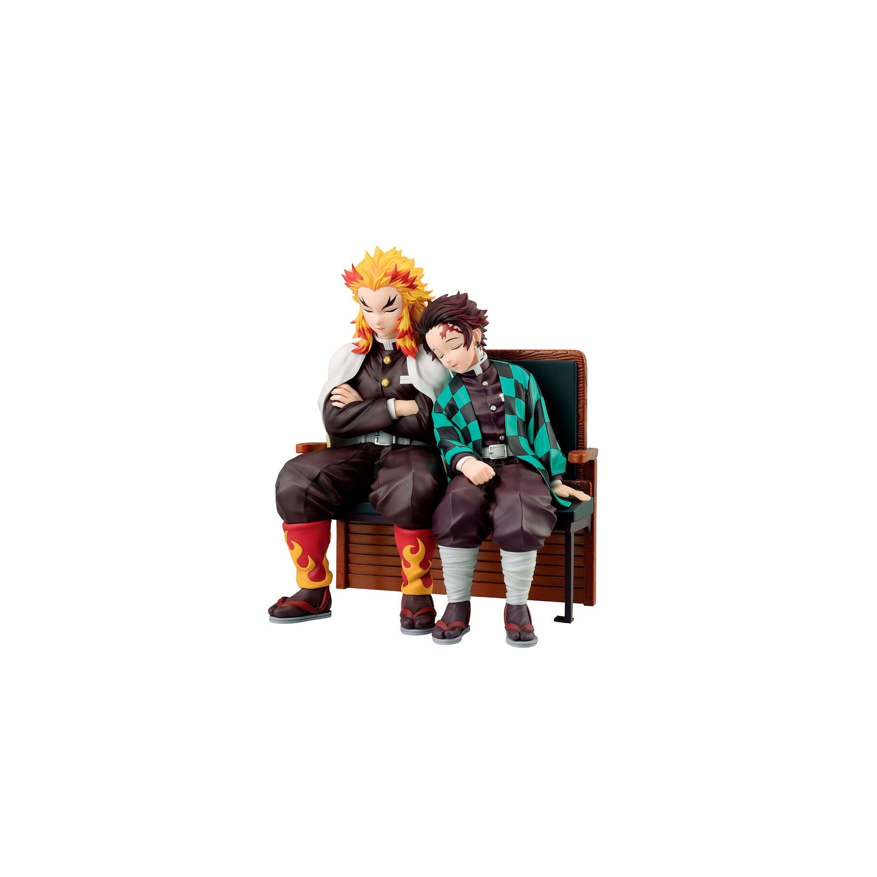 Figura Ichibansho Tanjiro Kamado & Kyojuro Rengoku Locus Demon Slayer Kimetsu no Yaiba 15cm