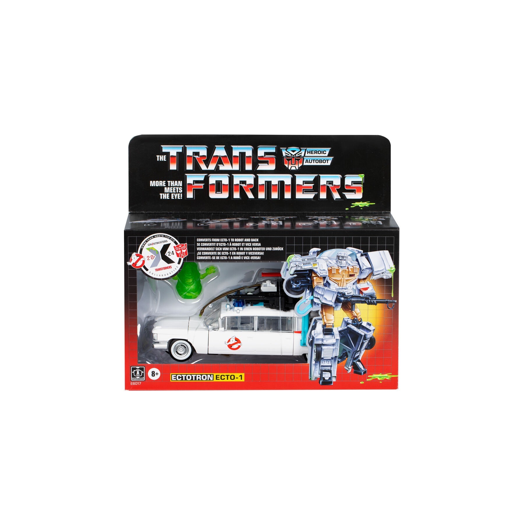 Figura Ectotron Ecto-1 Heroic Autobot Cazafantasmas Transformers
