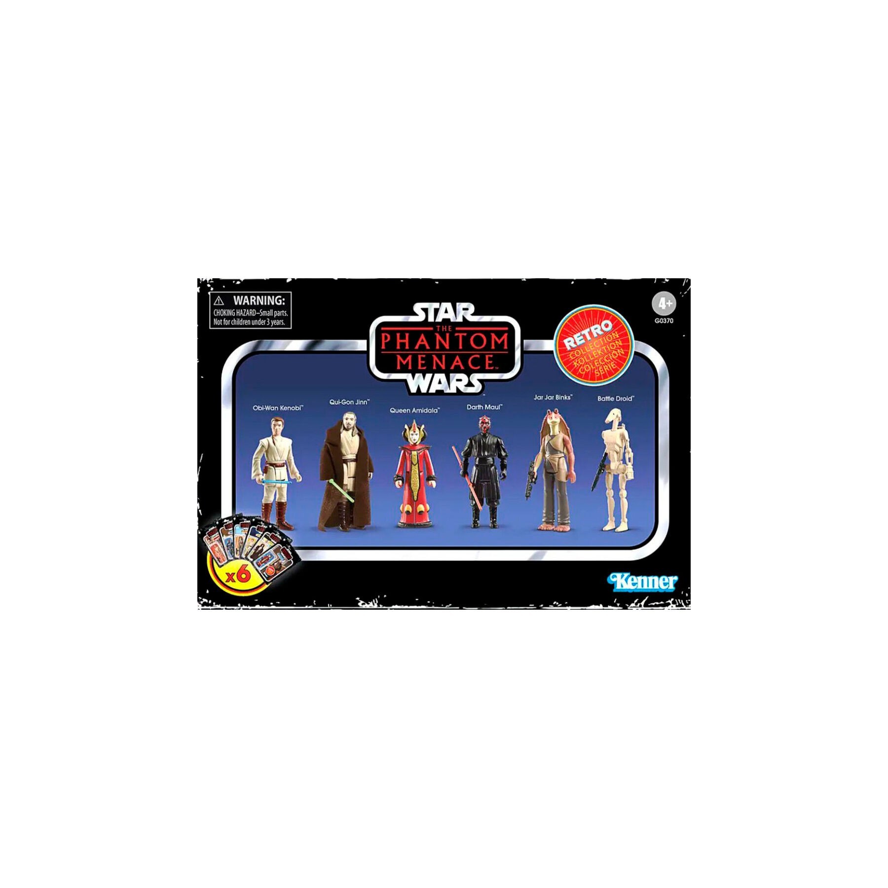 Set figuras Phantom Menace Star Wars 9,5cm