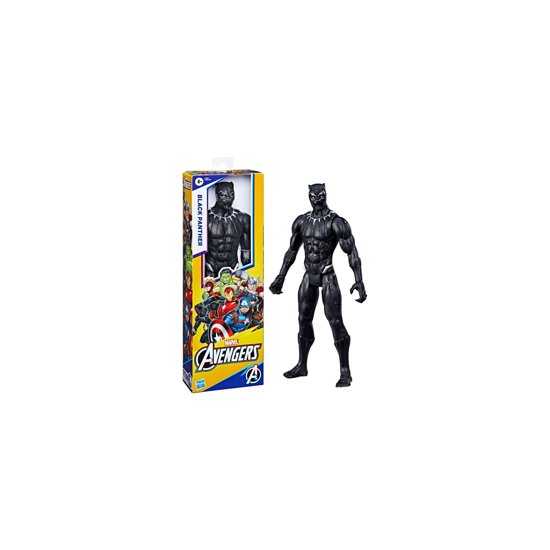 Figura Black Panther Deluxe Titan Hero Vengadores Avengers Marvel 30cm