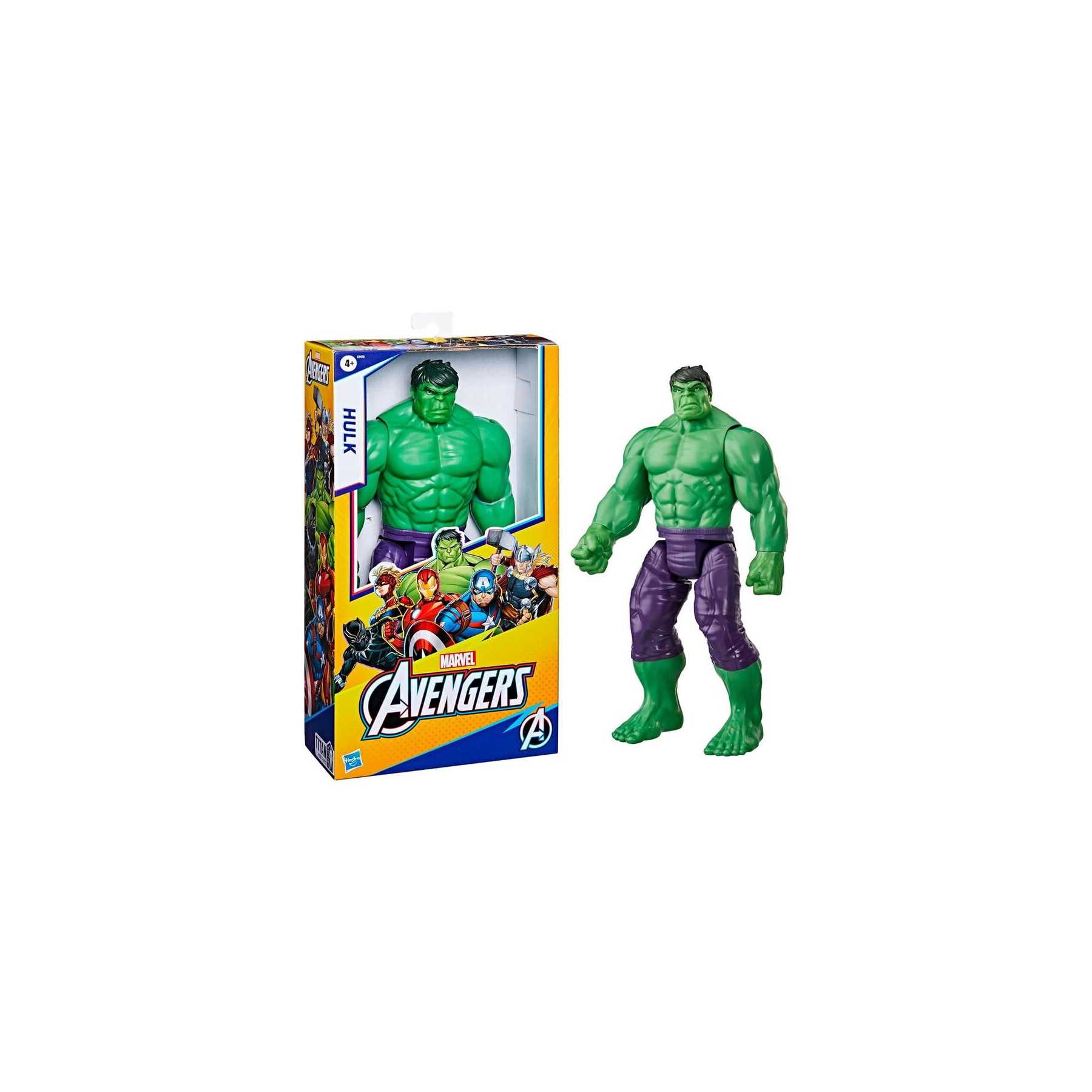 Figura Hulk Deluxe Titan Hero Vengadores Avengers Marvel 30cm