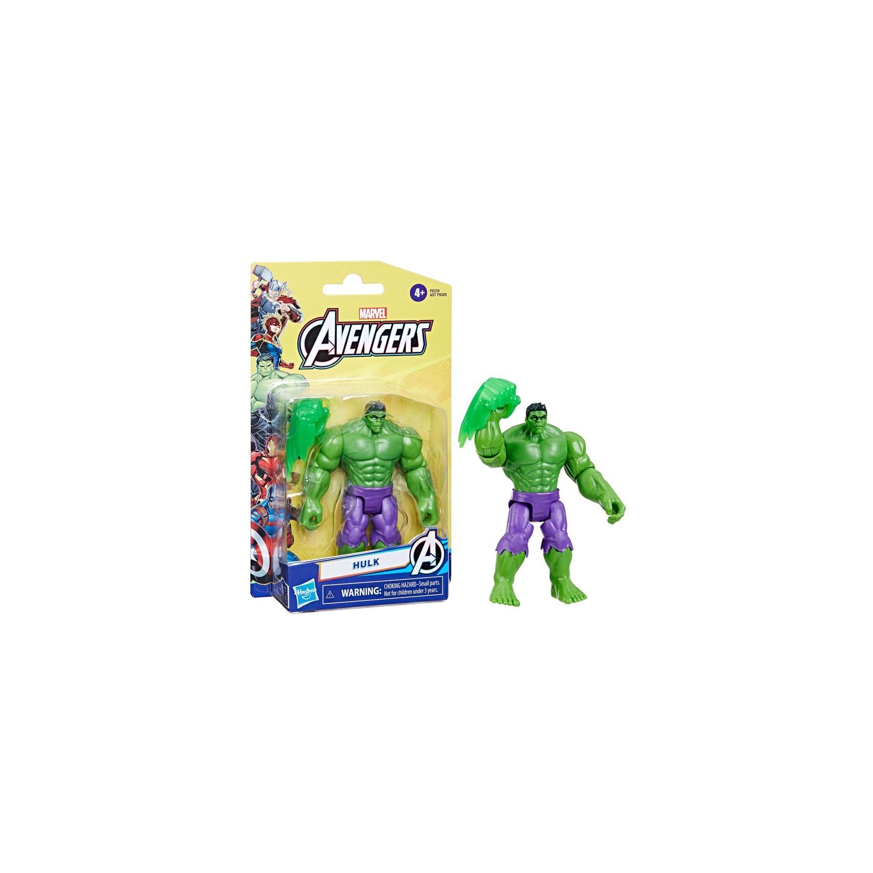 Figura Hulk Vengadores Avengers Marvel 10cm