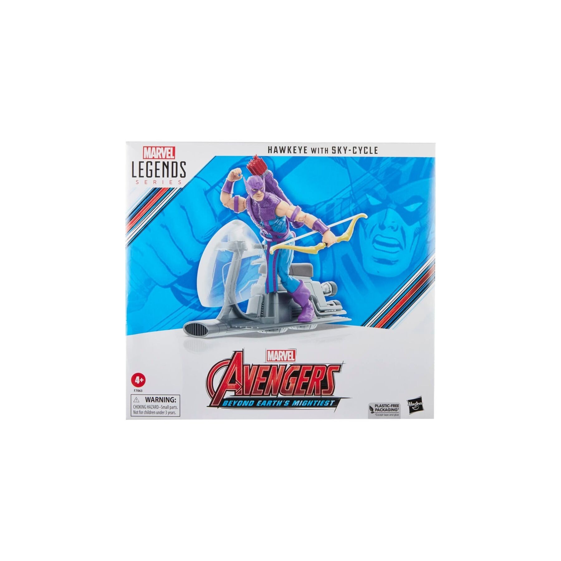 Figuras Hawkeye + Sky-Cycle Beyond Earths Mightiest Los Vengadores Avengers Marvel 15cm