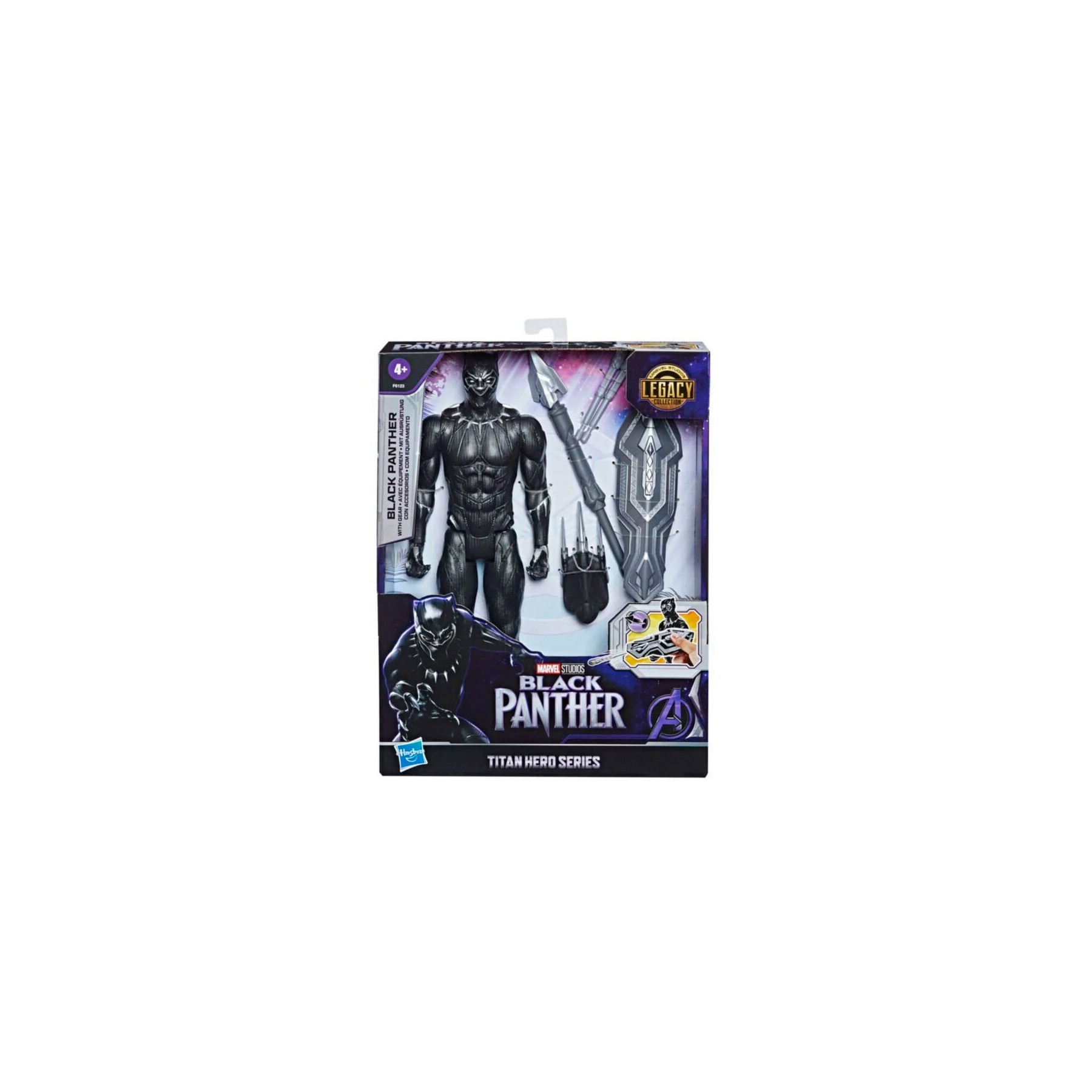 Figura Black Panther Titan Hero Series Marvel 30cm