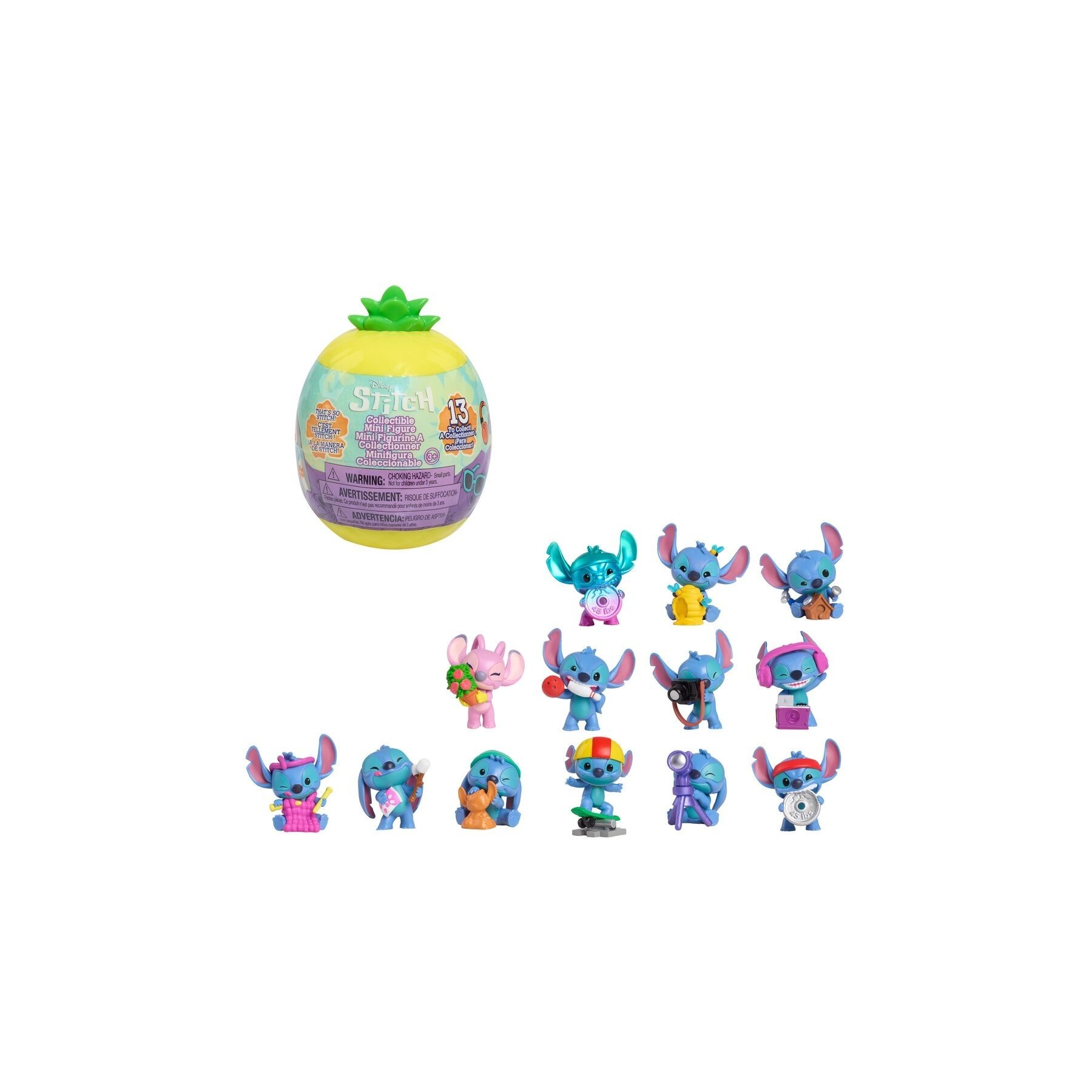 Capsula sorpresa figura Stitch Disney surtido