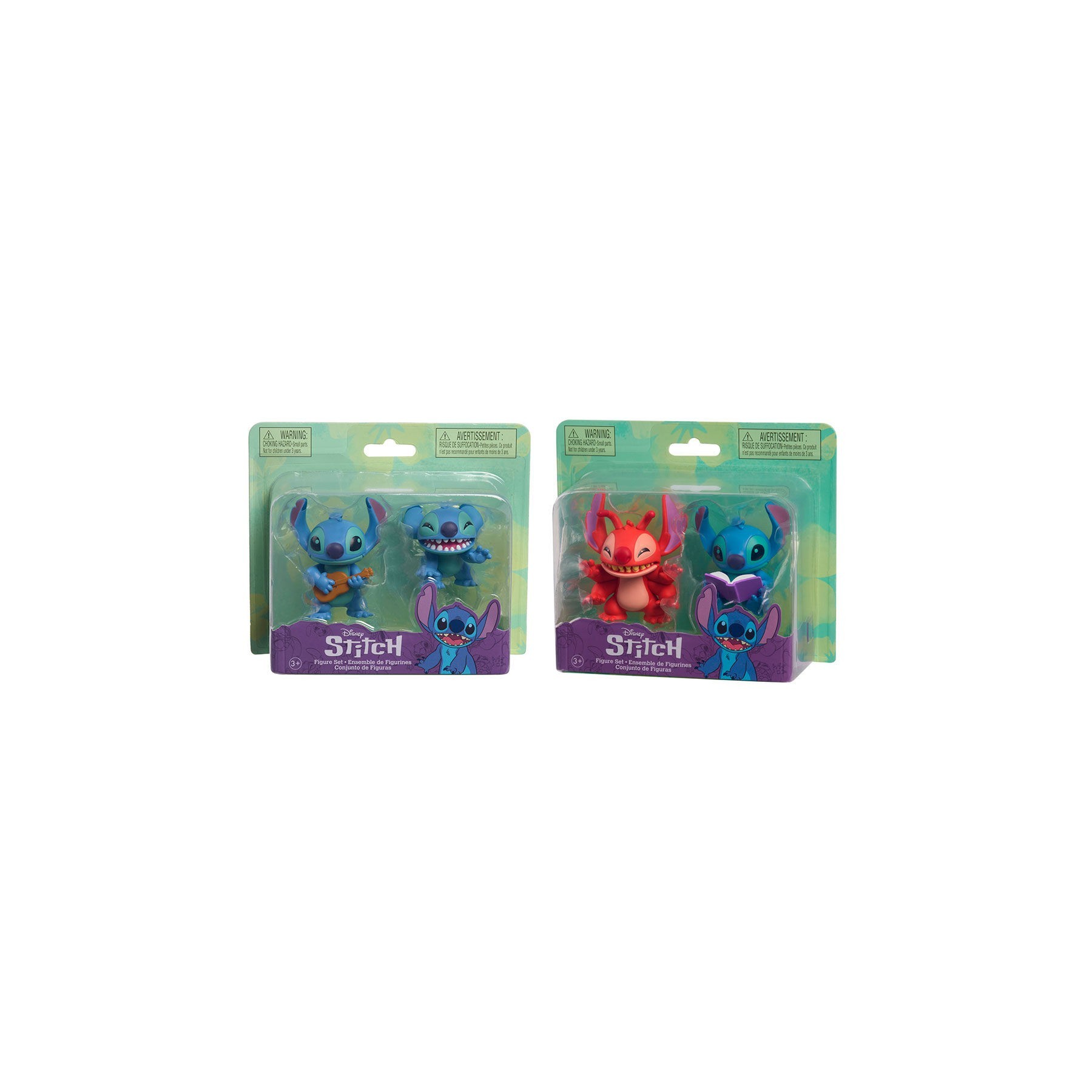 Blister 2 figuras Stitch Disney 7,5cm surtido