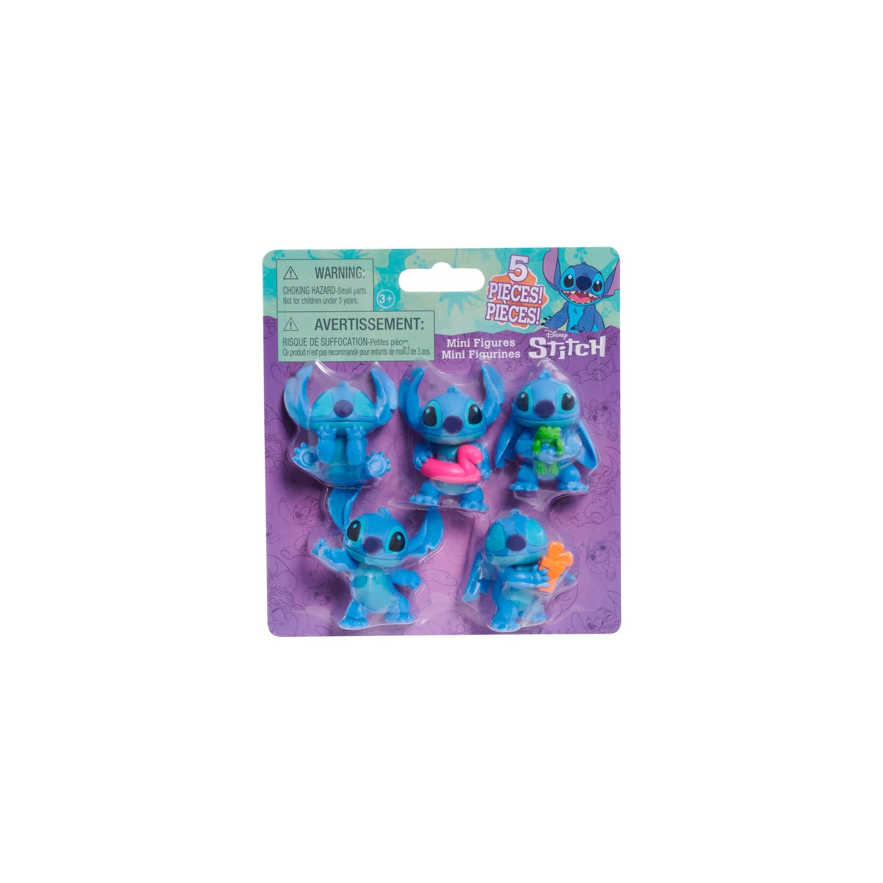 Blister 5 figuras Stitch Disney Blister 5 figuras Stitch Disney
