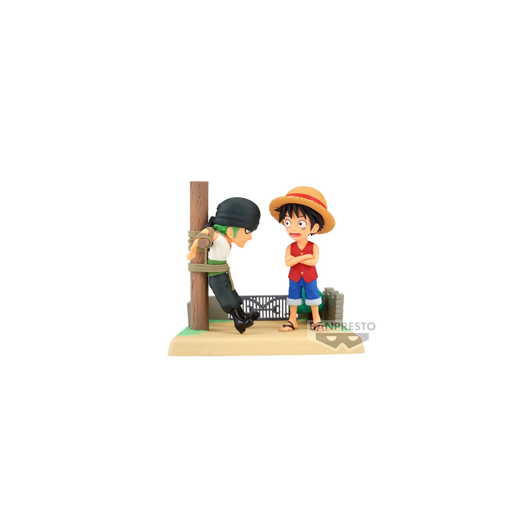 Figura Monkey D Luffy & Roronoa Zoro Log Stories One Piece 7cm