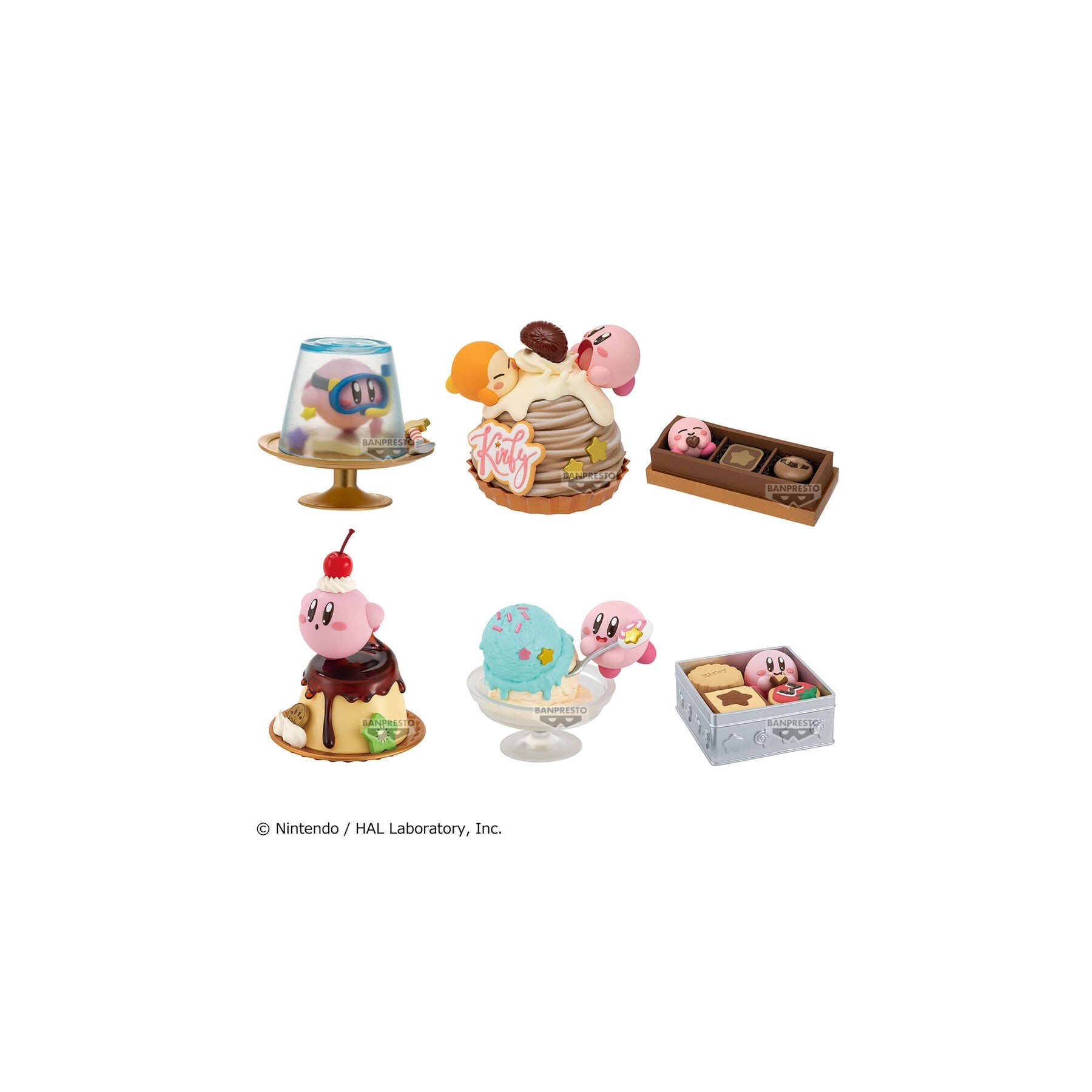 Figura world collectable vol.3 Paldoce Kirby 3-8cm surtido