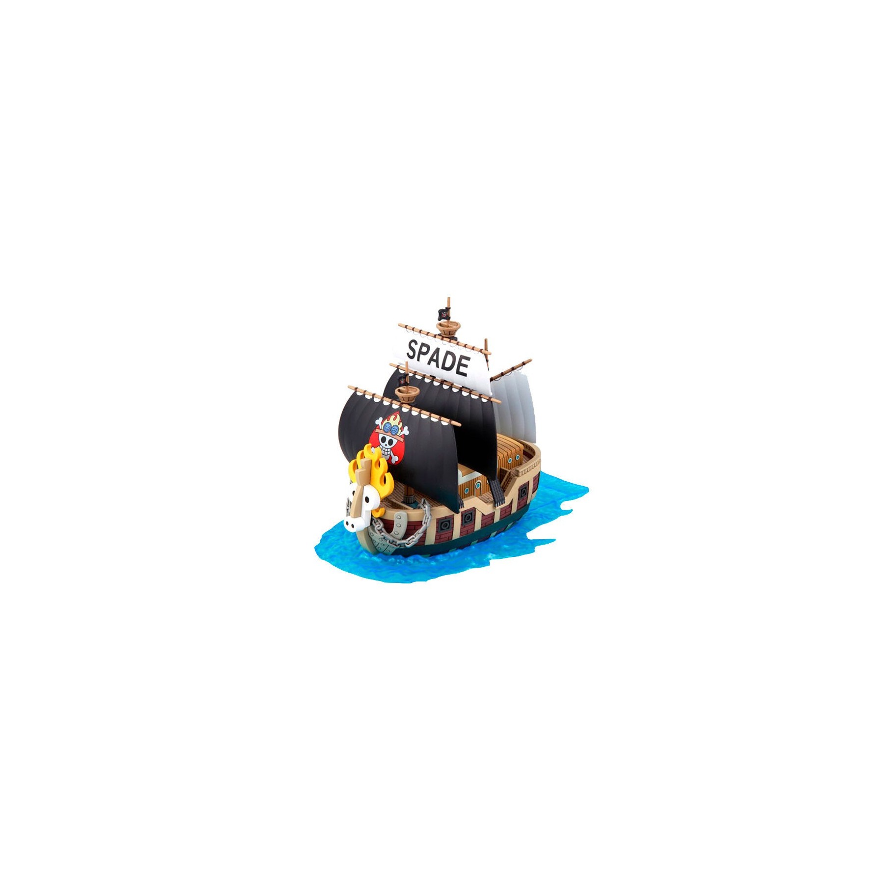 Figura Model Kit Barco Spade Pirates Ship One Piece 15cm