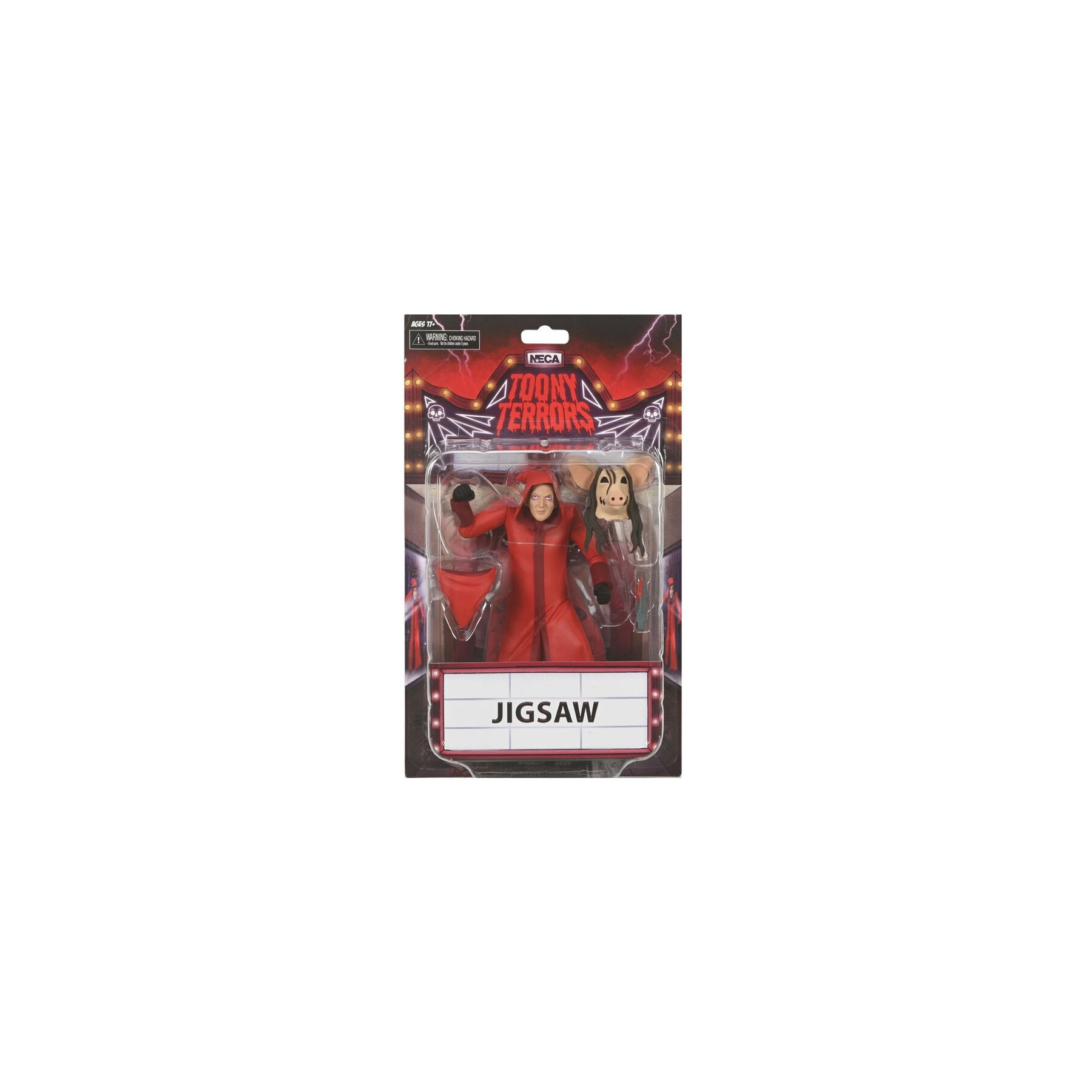 Figura Jigsaw Killer Red Robe Saw Toony Terrors 15cm