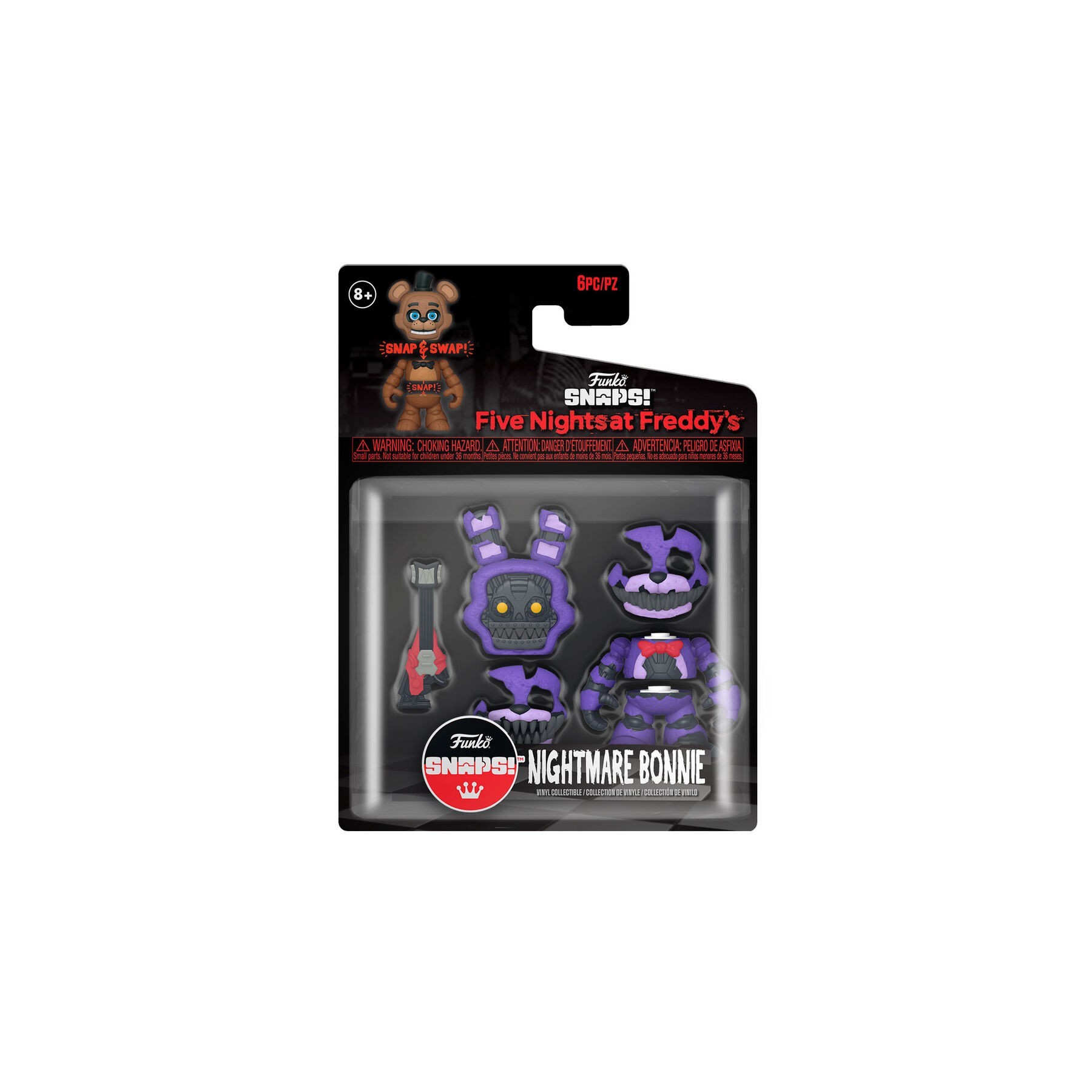 Figura Snaps! Five Nights at Freddys Nightmare Bonnie