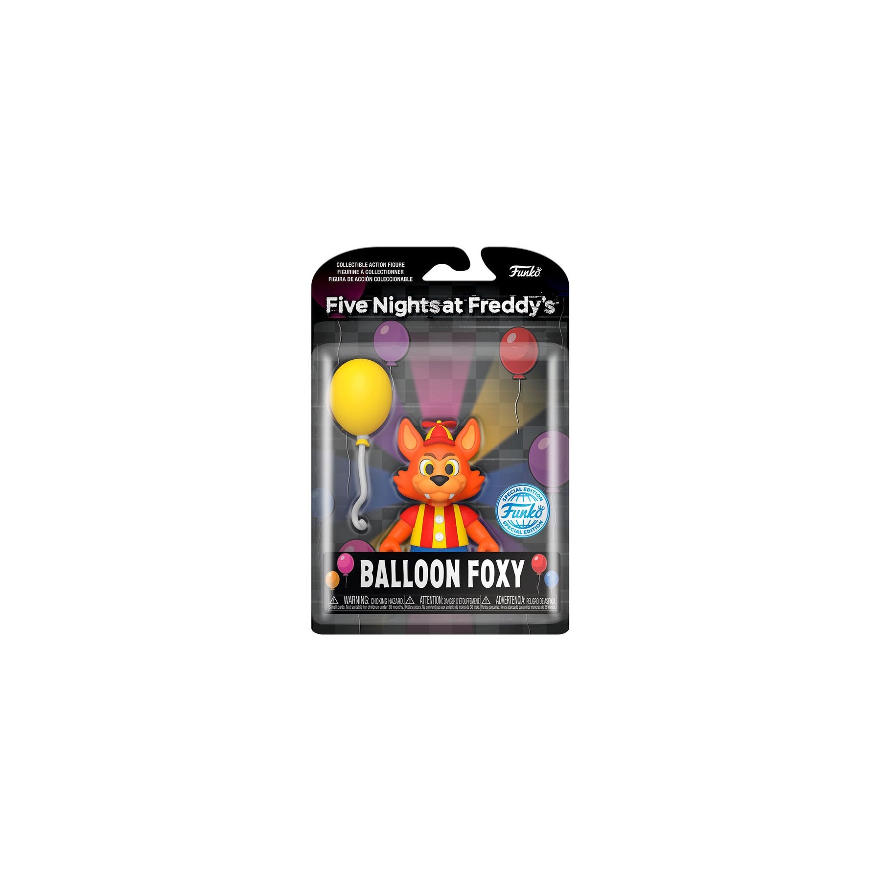 Figura Action Five Nights at Freddys Balloon Foxy Exclusive 12,5cm