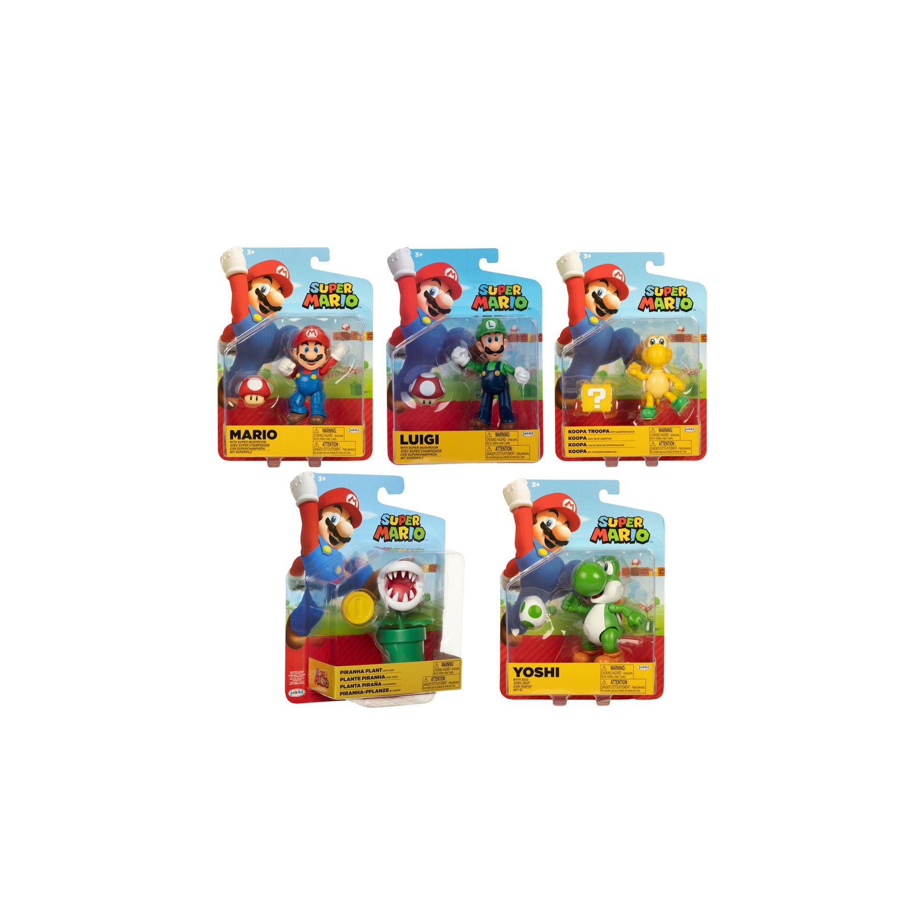 Figura Super Mario Wave 29 Super Mario Bros 10cm surtido