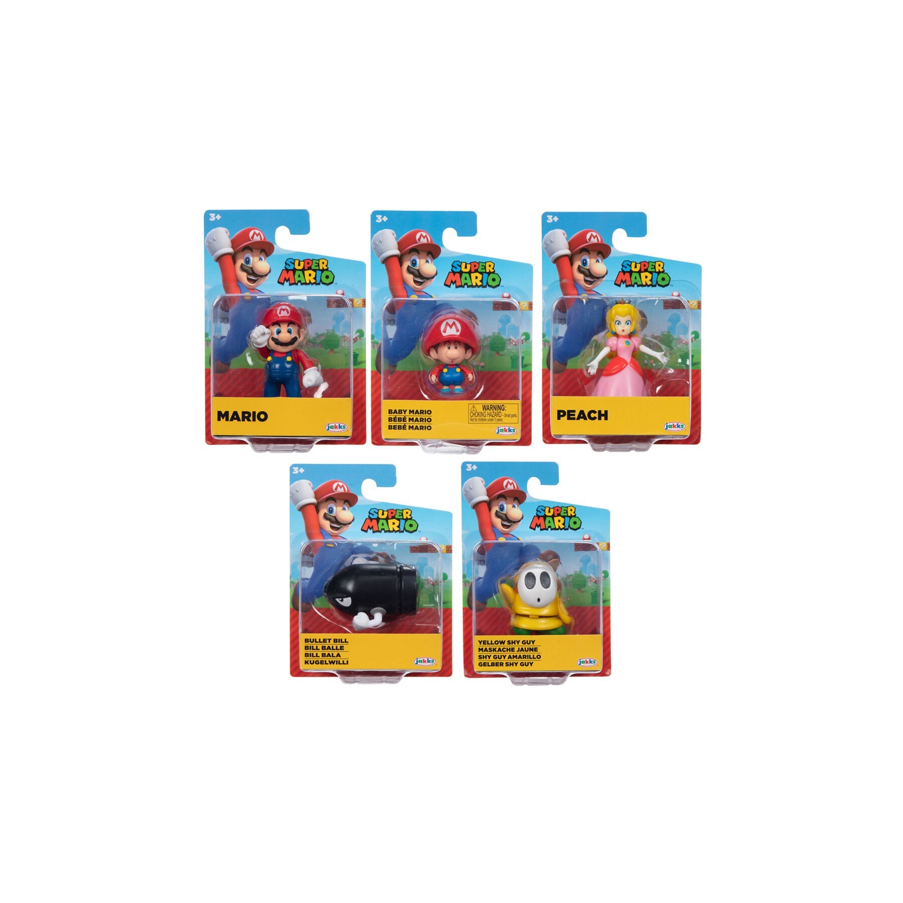 Figura Super Mario Wave 38 Super Mario Bros 6,5cm surtido