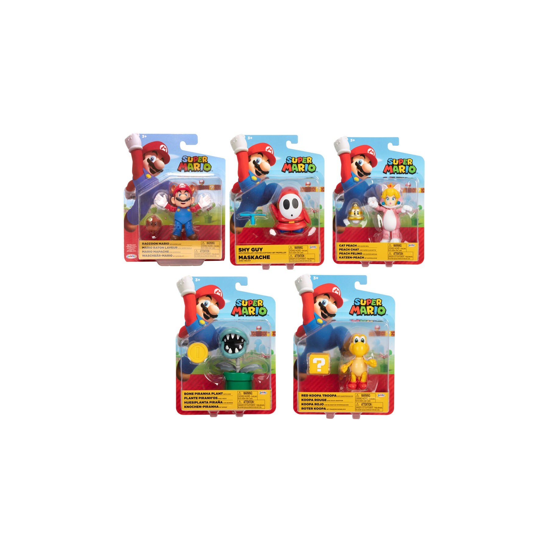 Figura Super Mario Wave 28 Super Mario Nintendo 10cm surtido