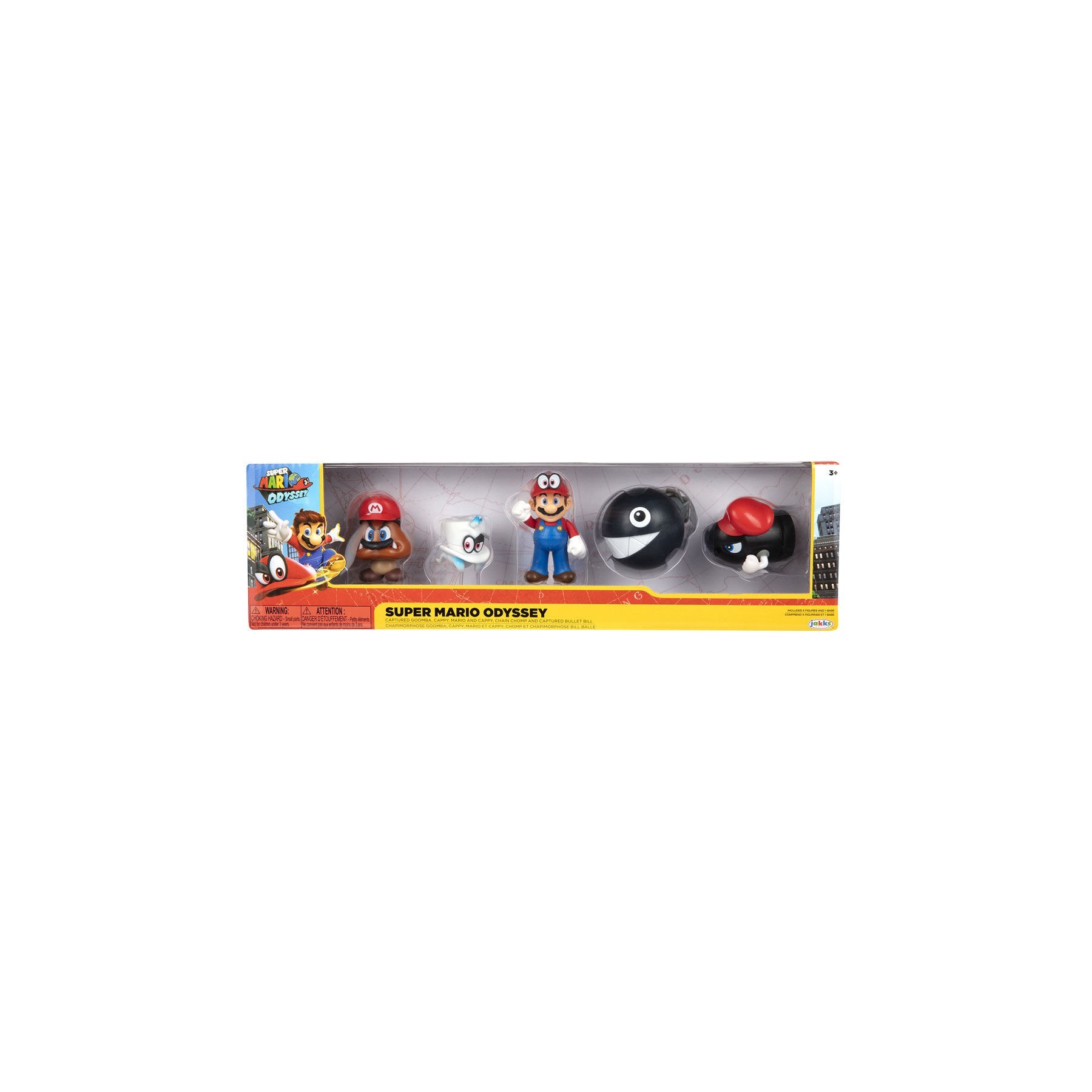 Blister 5 figuras Super Mario Bros 6,5cm
