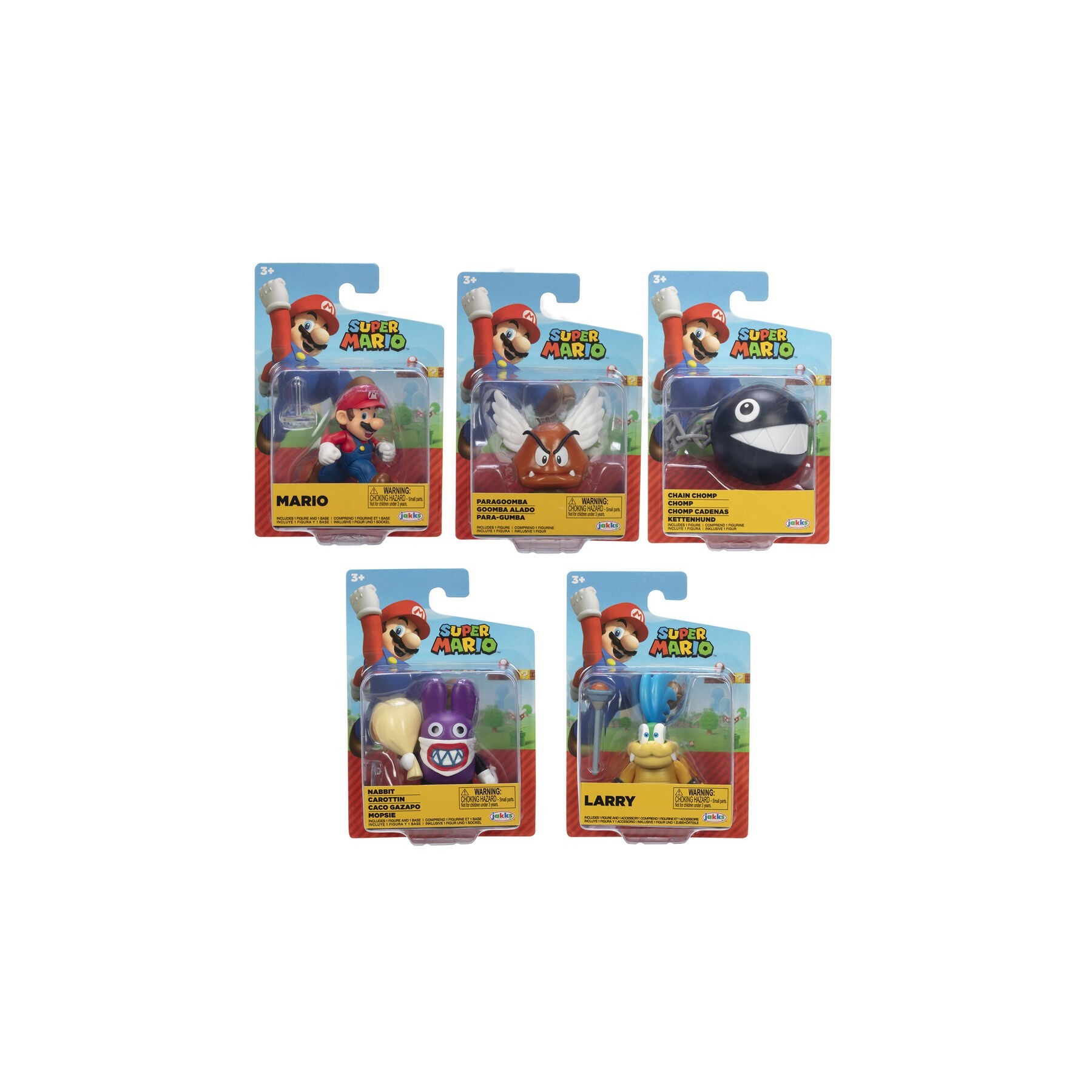 Figura Super Mario Super Mario Nintendo 6cm surtido