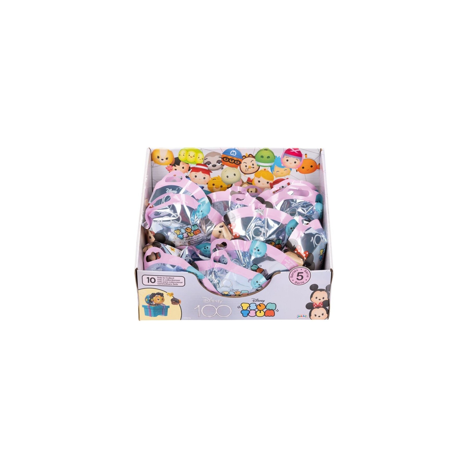 Sobre sorpresa figura Serie 5 Tsum Tsum 100th Anniversary Disney surtido
