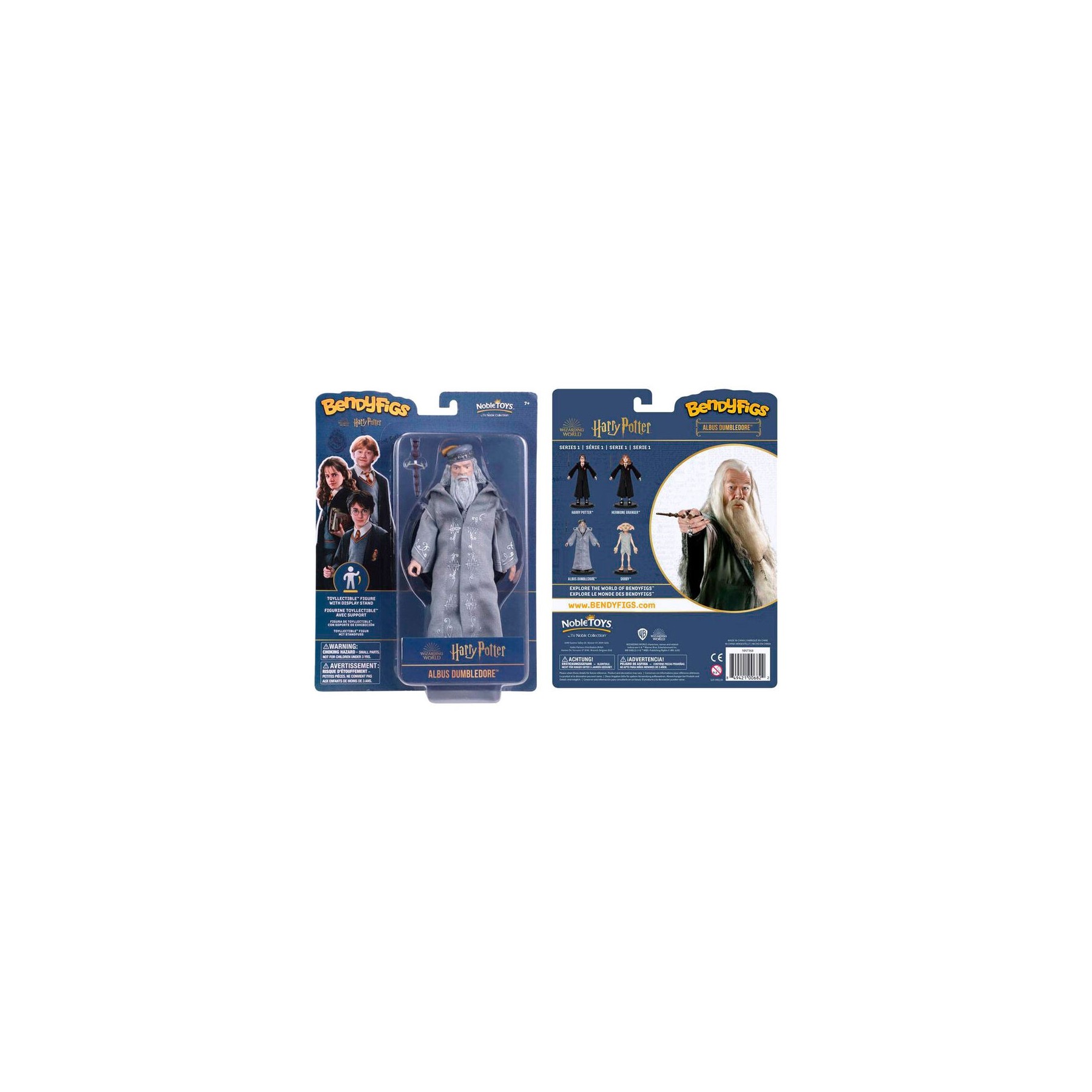 Figura Maleable Bendyfigs Dumbledore con varita Harry Potter 19cm