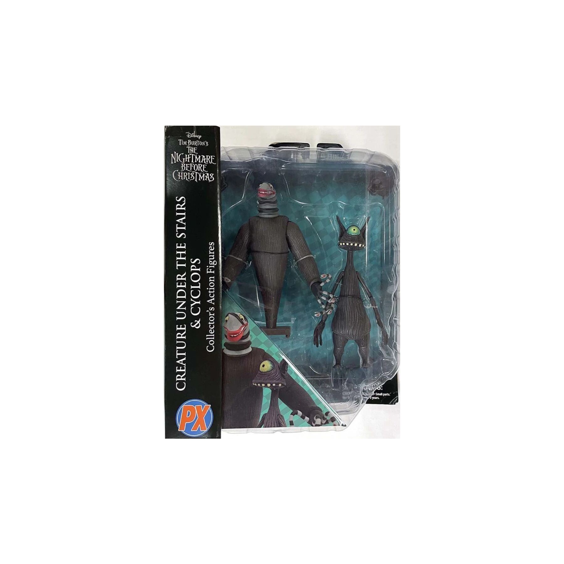 Blister figuras Creature under the Stairs And Cyclops Pesadilla Antes de Navidad 18cm
