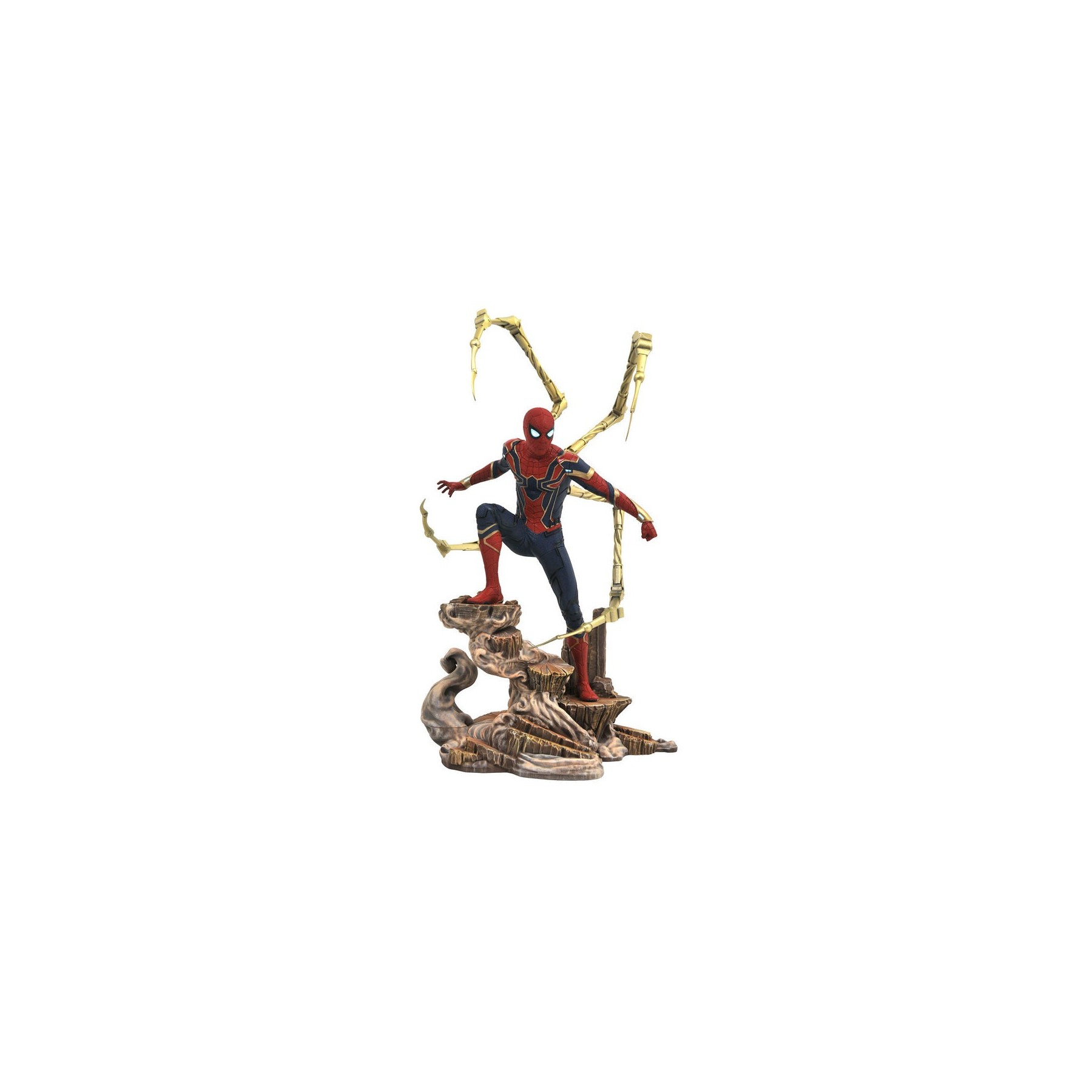 Figura diorama Iron Spiderman Avengers Infinity War Marvel 23cm