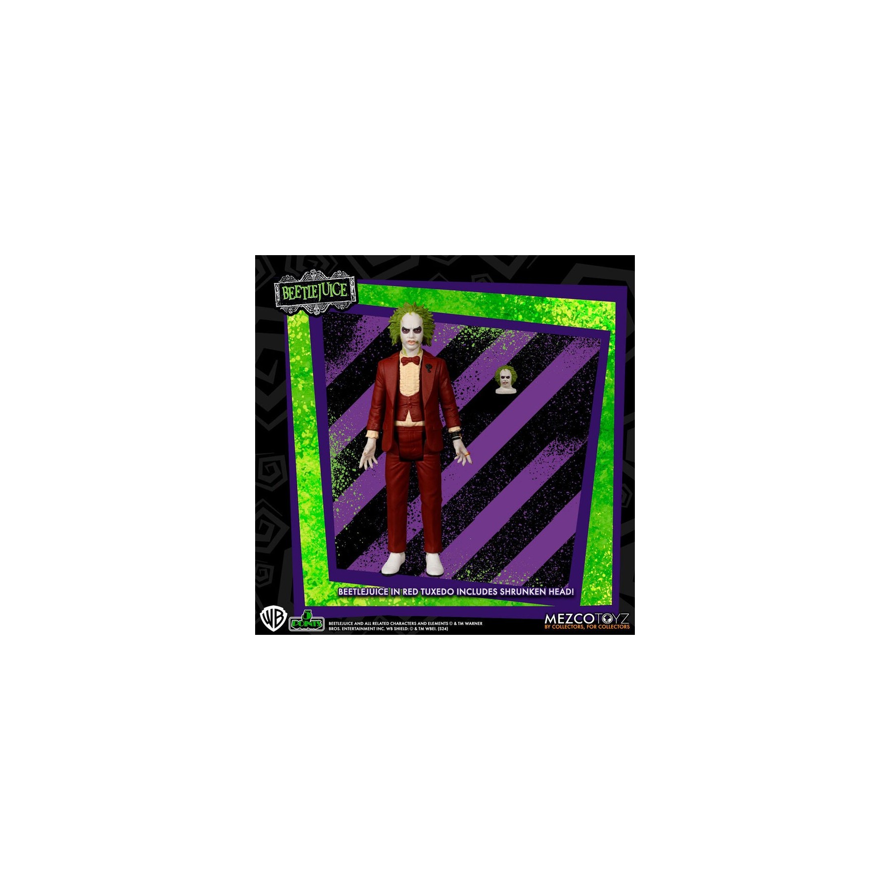 Figura Beetlejuice Red Tux Suite Beetlejuice 9,5cm