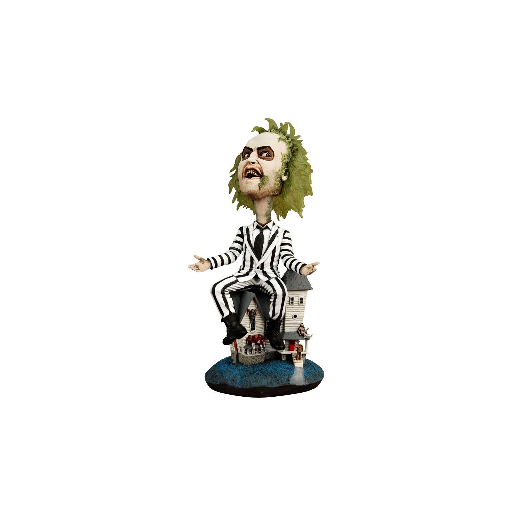 Figura Beetlejuice 1988 Striped Suit Head Knocker Beetlejuice 20cm