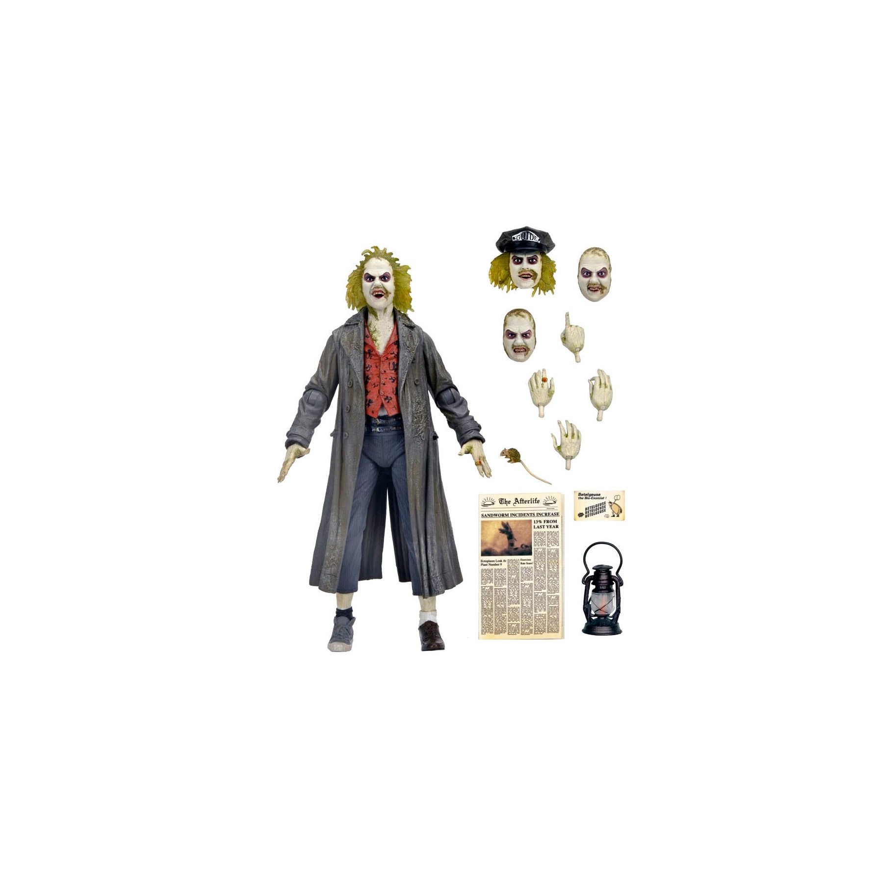 Figura Ultimate Beetlejuice: Tour Guide The Bio-Exorcist Beetlejuice 1988 18cm