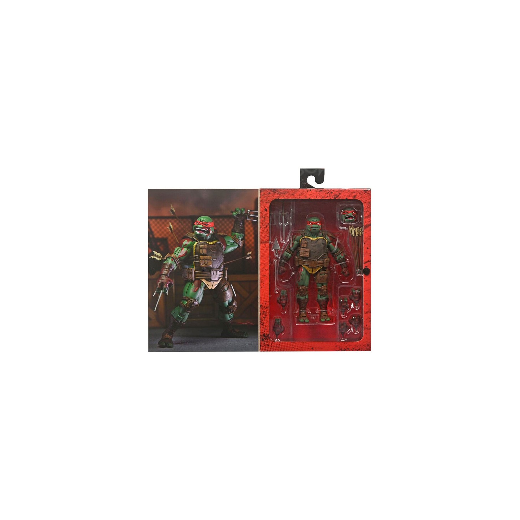 Figura Ultimate First To Fall Raphael Teenage Mutant Las Tortugas Ninja 18cm