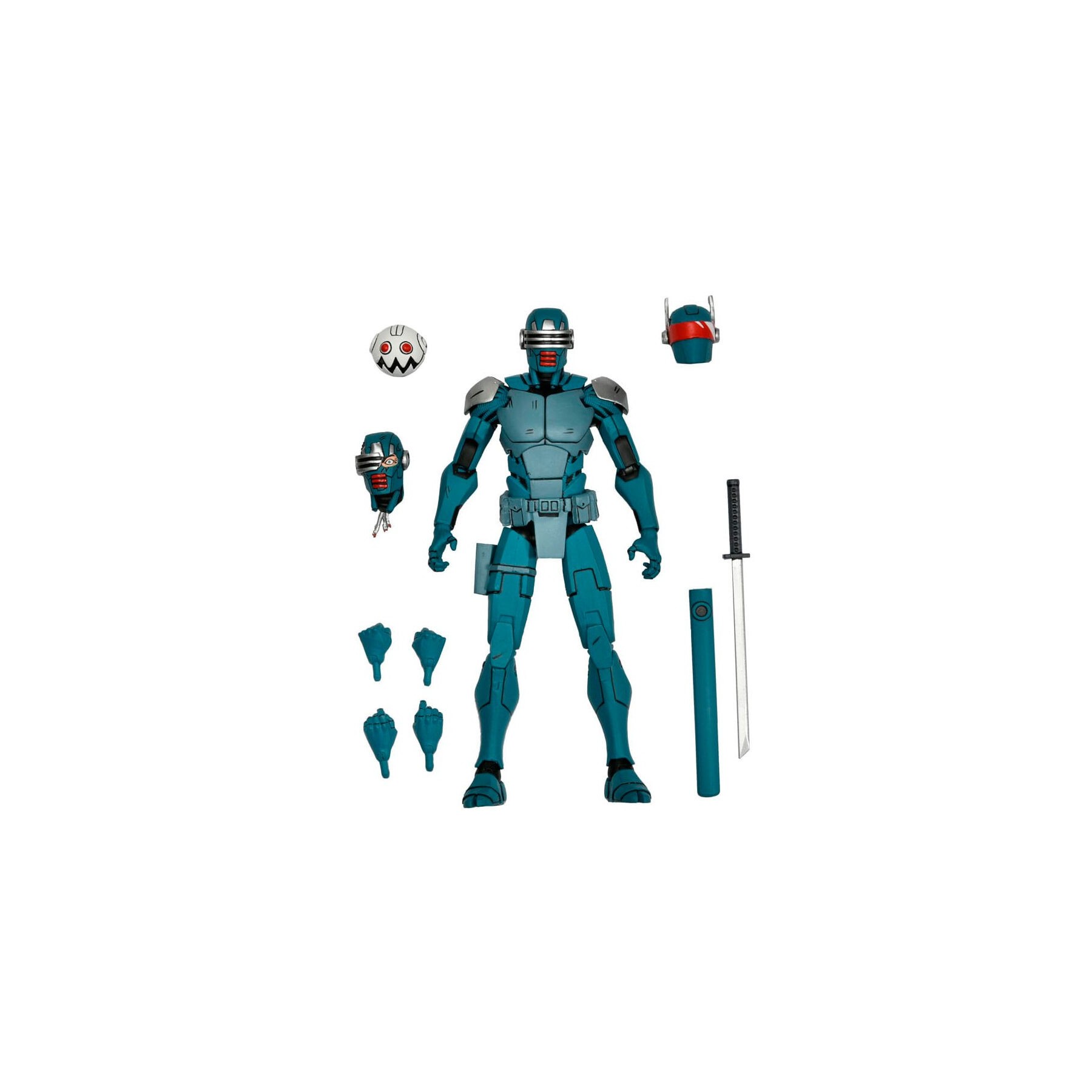 Figura ultimate Synja Patrol Bot The Last Ronin Teenage Mutant Las Tortugas Ninja 18cm